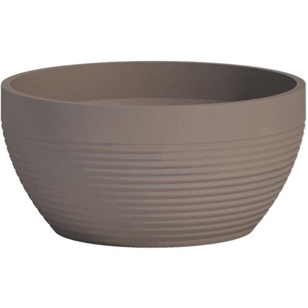 GARDEN ID Becher &ndash; GARDEN ID &ndash; Green Care Impact Taupe &ndash; 25 x 12 cm &ndash; 10 Jahre Garantie &ndash; 100 % recycelt &ndash; UV- und frostbest&auml;ndig - Bild 1