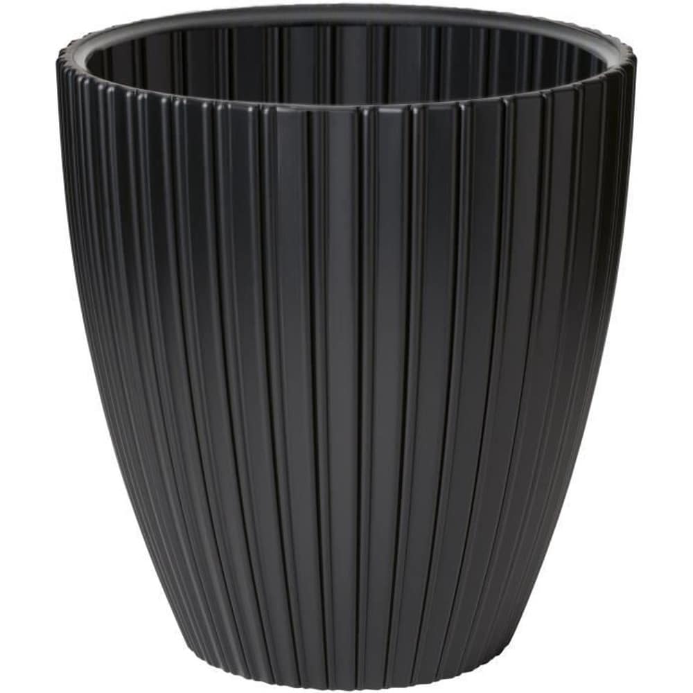 GARDEN ID Blumentopf &ndash; Garten-ID &ndash; Elegant &ndash; 40 x 42 cm &ndash; F&uuml;r Garten, Balkon oder Innenr&auml;ume &ndash; Schwarz - Bild 1