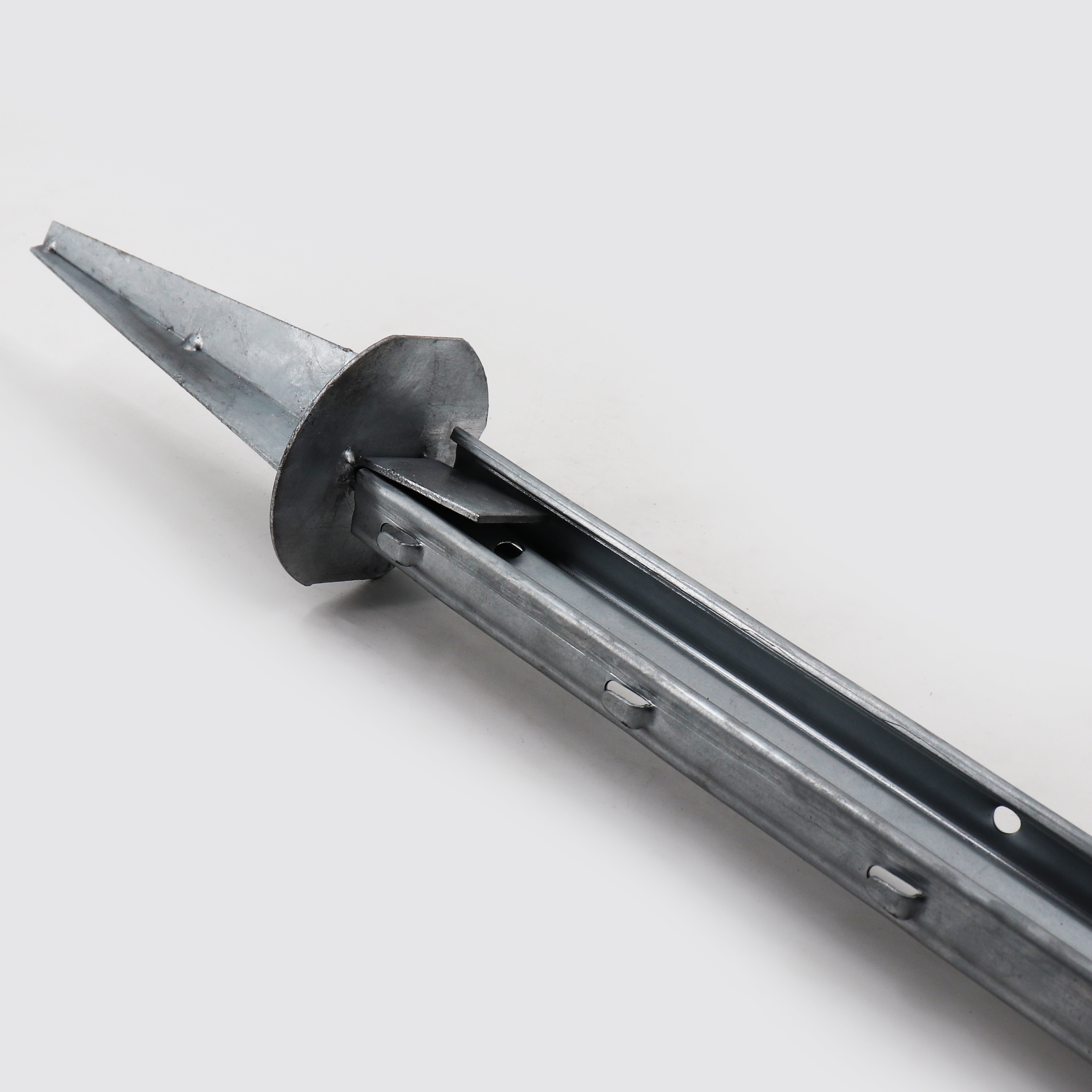 Aquagart 1 Eck-Strebenset f&uuml;r Z-Profil Pfahl Wildzaun Forstzaun - Bild 1