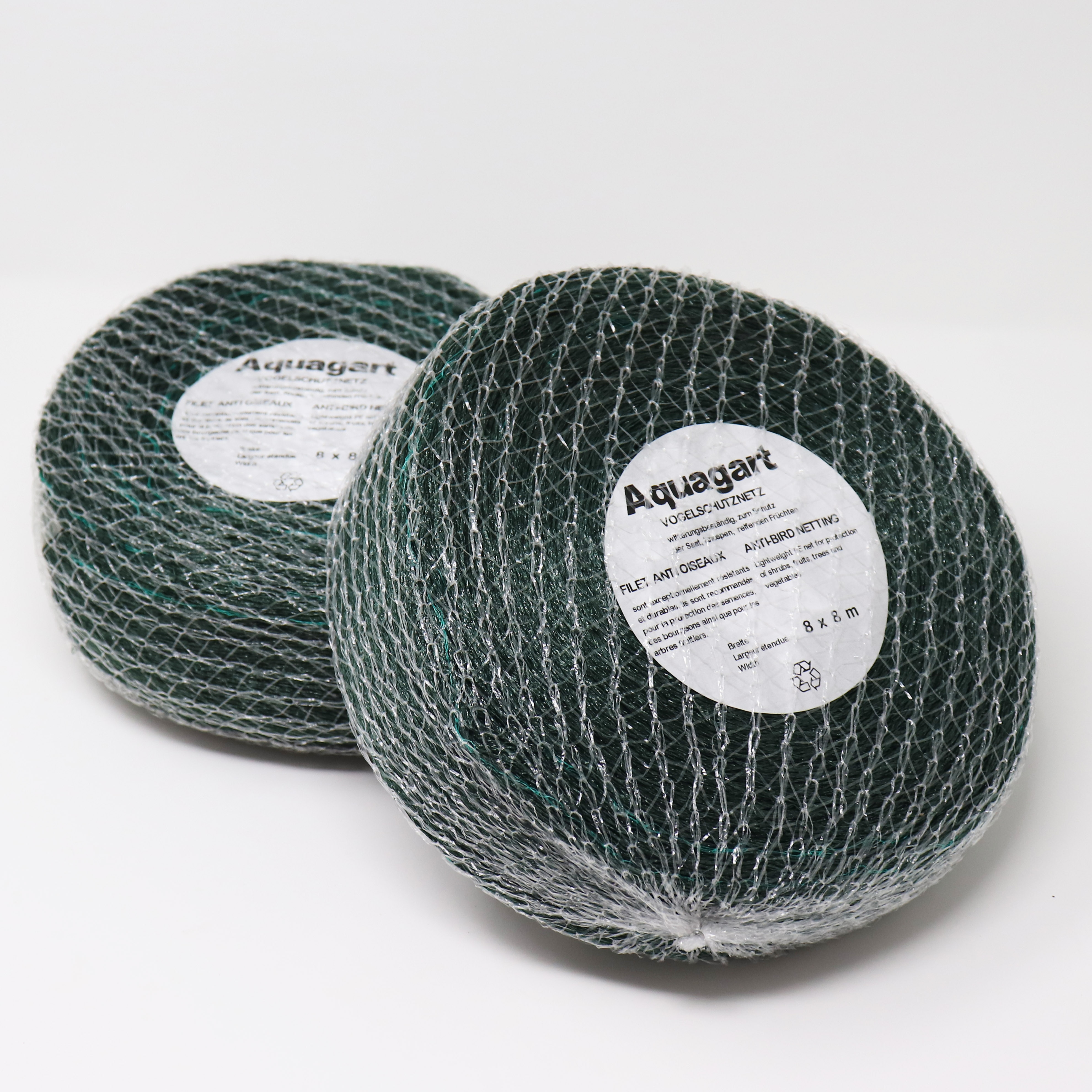 Aquagart 4 Vogelschutznetze 8m x 8m Obstbaumnetz Gem&uuml;senetz - Bild 1