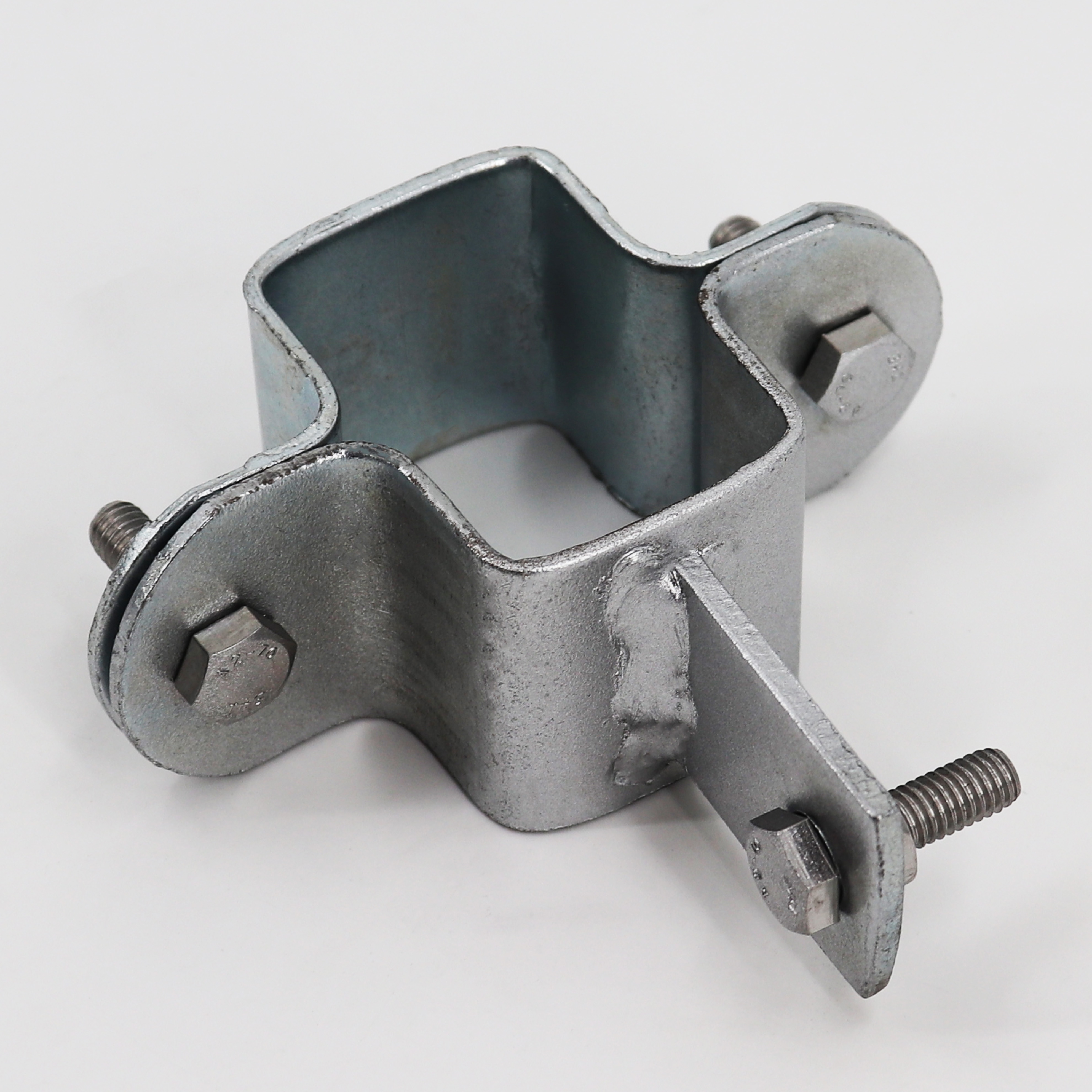 Aquagart 1 Schelle f&uuml;r Z-Profil Pfahl Wildzaun Forstzaun Knotengeflecht Weidezaun - Bild 1