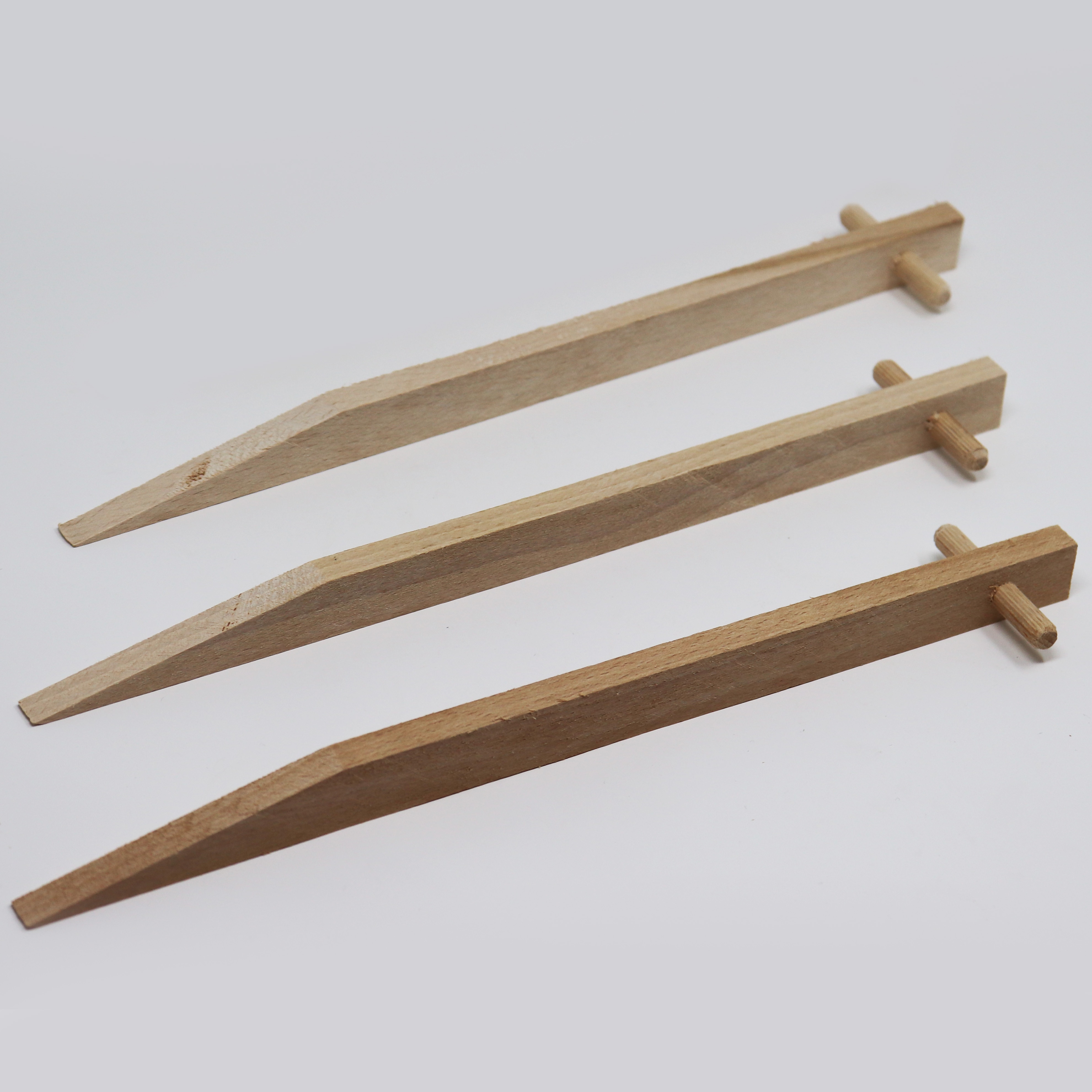 Aquagart 90 Erdanker aus Buchenholz I Holz Bodenanker Holzp?ock Befestigungsanker - Bild 1