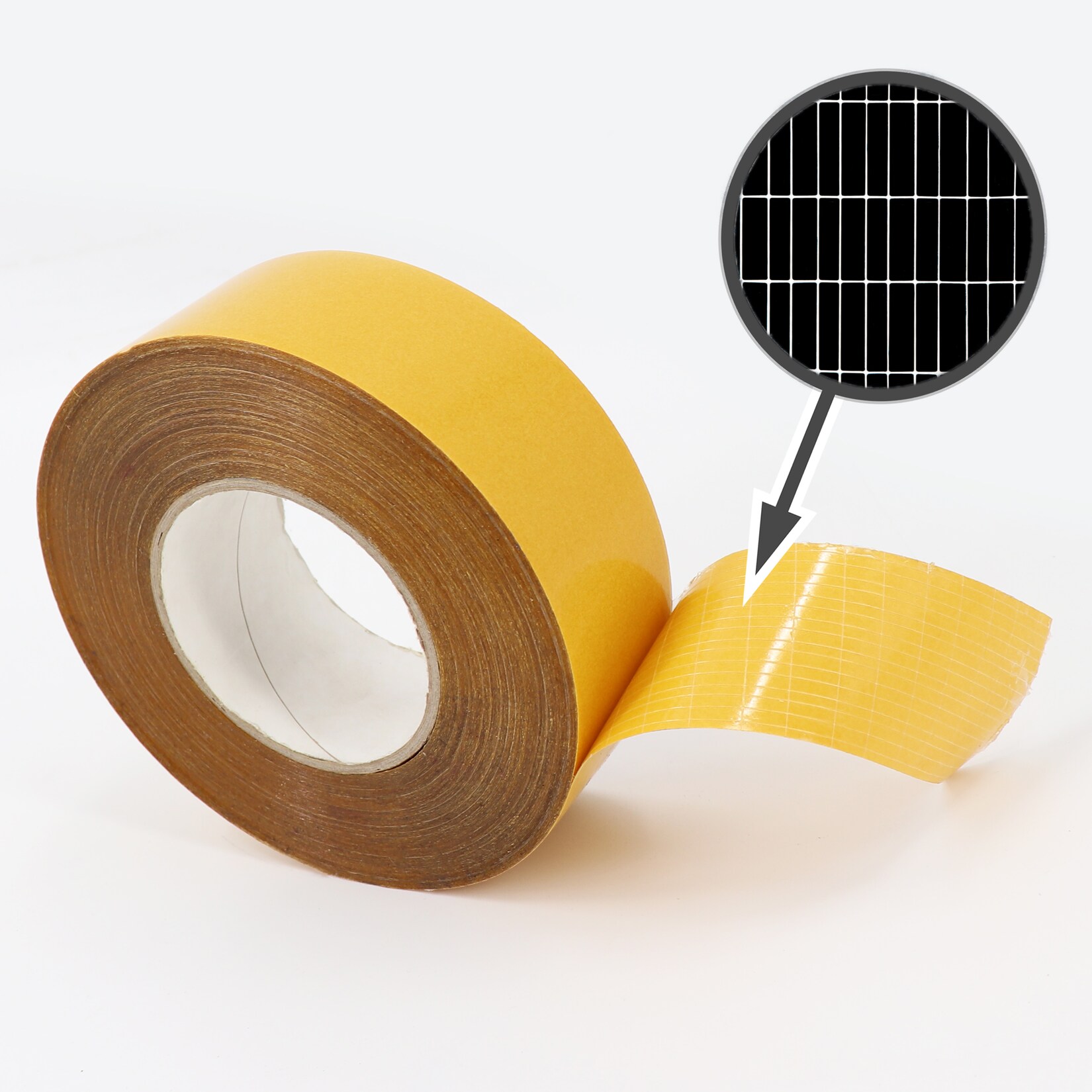 Aquagart 3x Doppelseitiges Gewebeklebeband für Unkrautvlies, Gartenvlies, Trittschalldämmung und Unterspannbahn