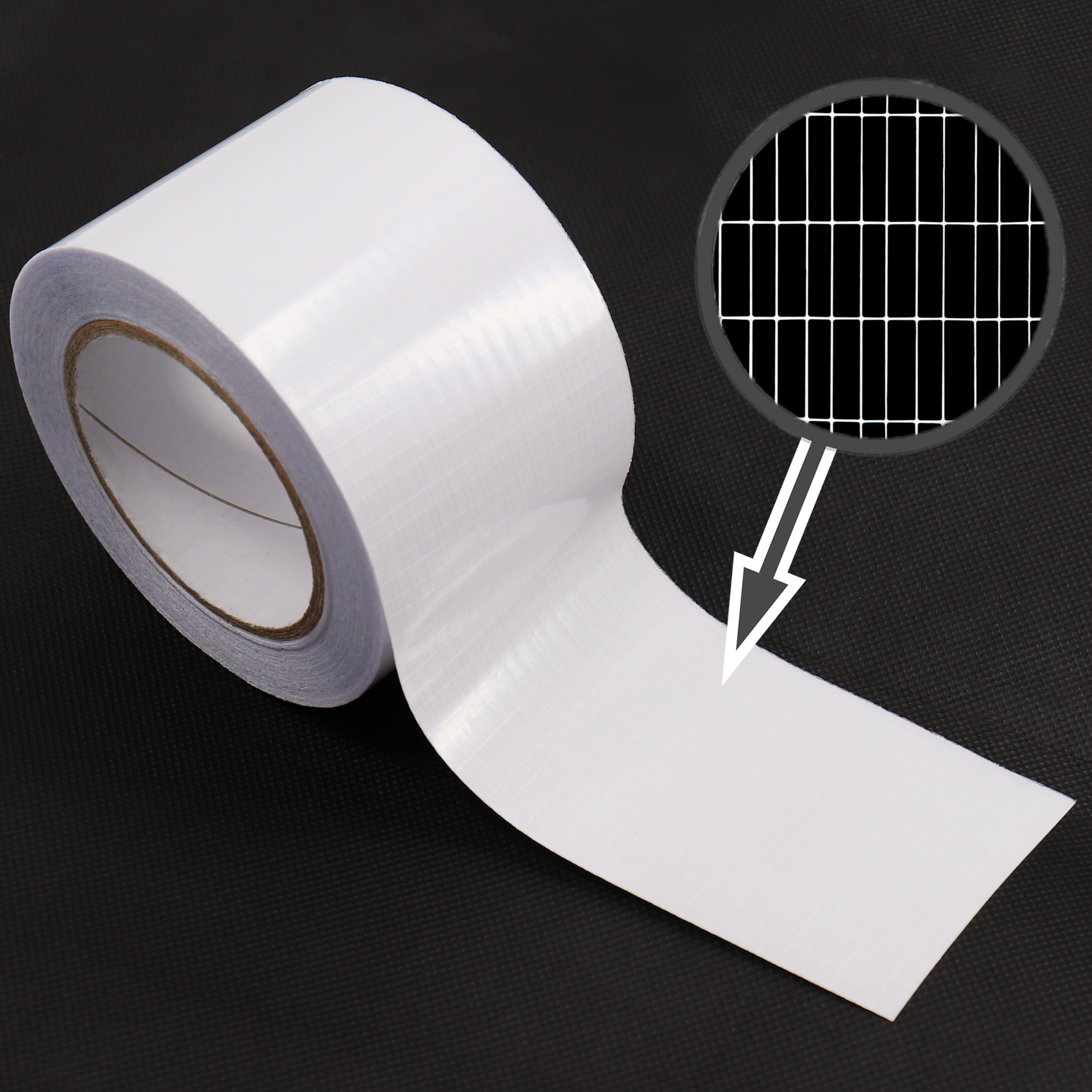 Aquagart 4x Reparaturklebeband I Gew&auml;chshausfolie Gitterfolie UV best&auml;ndig 8cm x 15m - Bild 1