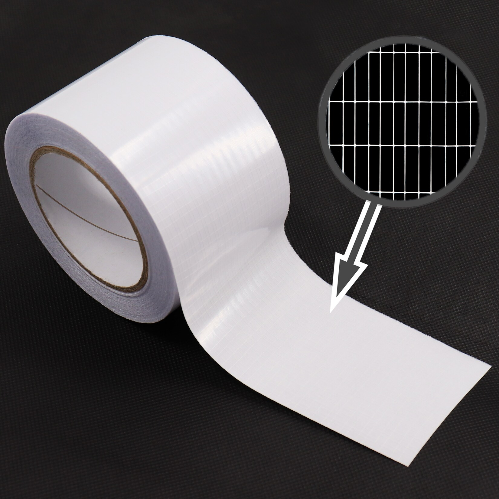 Aquagart 4x Reparaturklebeband I Gewächshausfolie Gitterfolie UV beständig 8cm x 15m