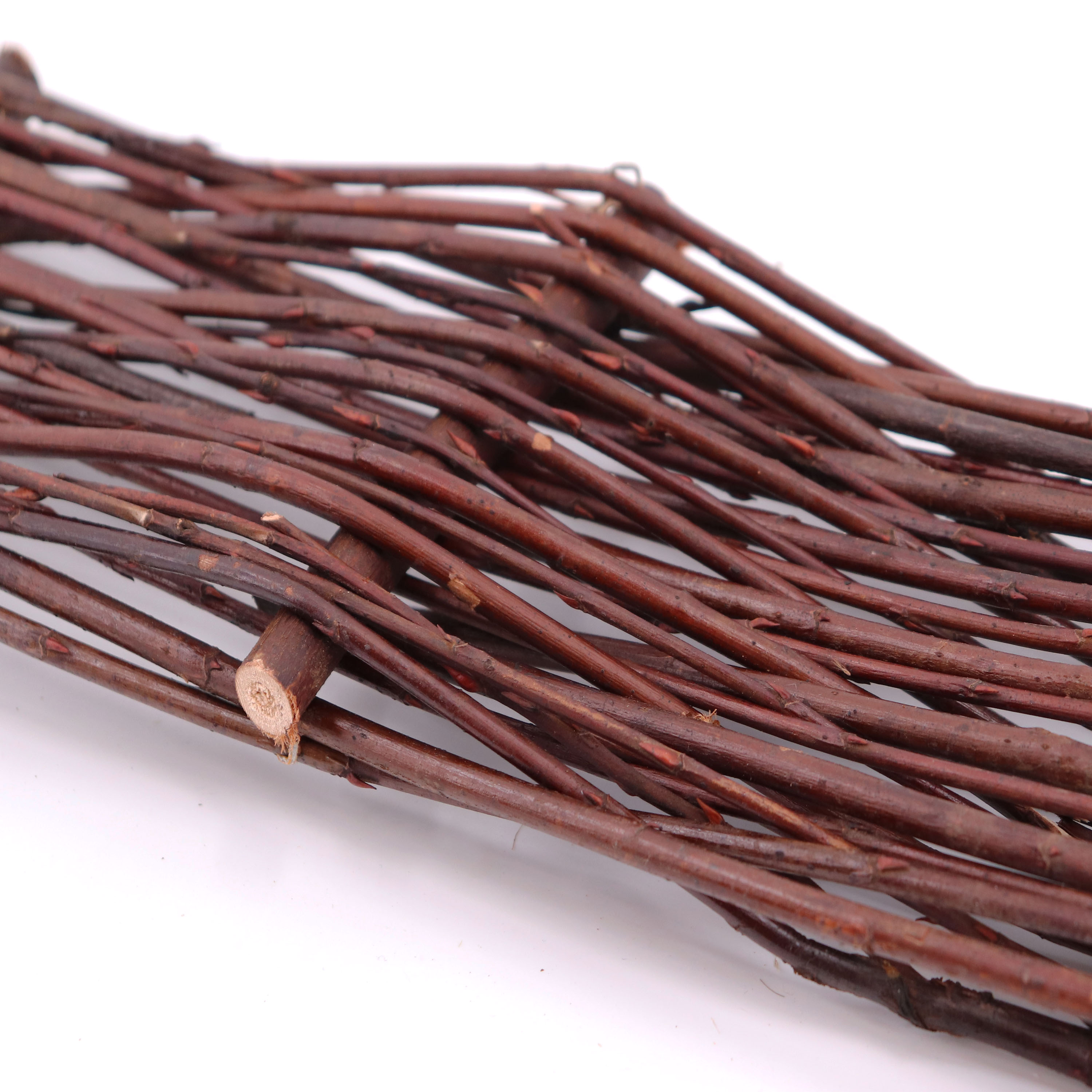 Aquagart 7 Beeteinfassungen aus Weide 20x50cm I Beetbegrenzung /Weidenzaun zur Beetumrandung Rasenkante - Bild 1