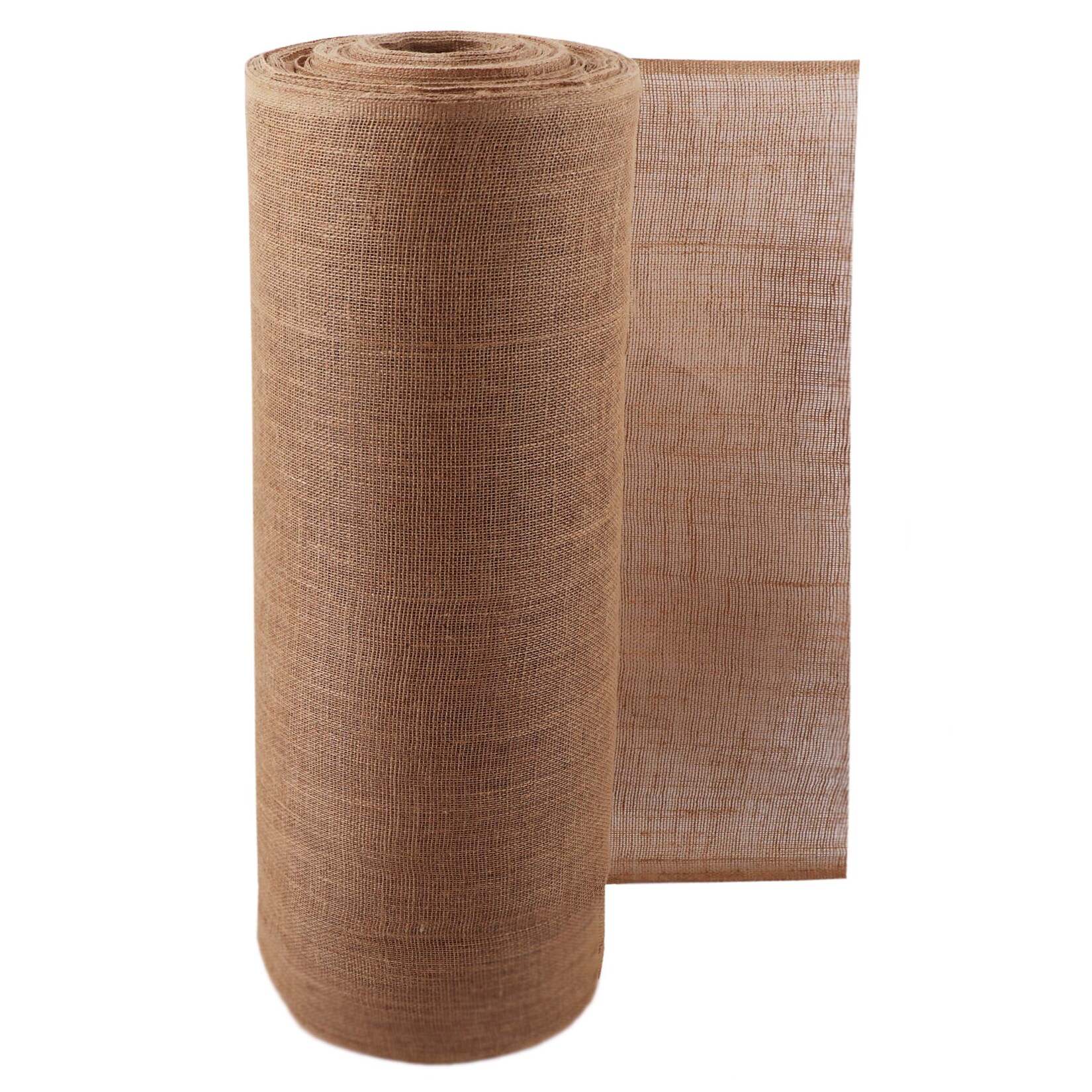 Aquagart 25m x 1m Jutegewebe 215g/m² Jutematte Gartenjute Jute Stoff Sackleinen Juteband