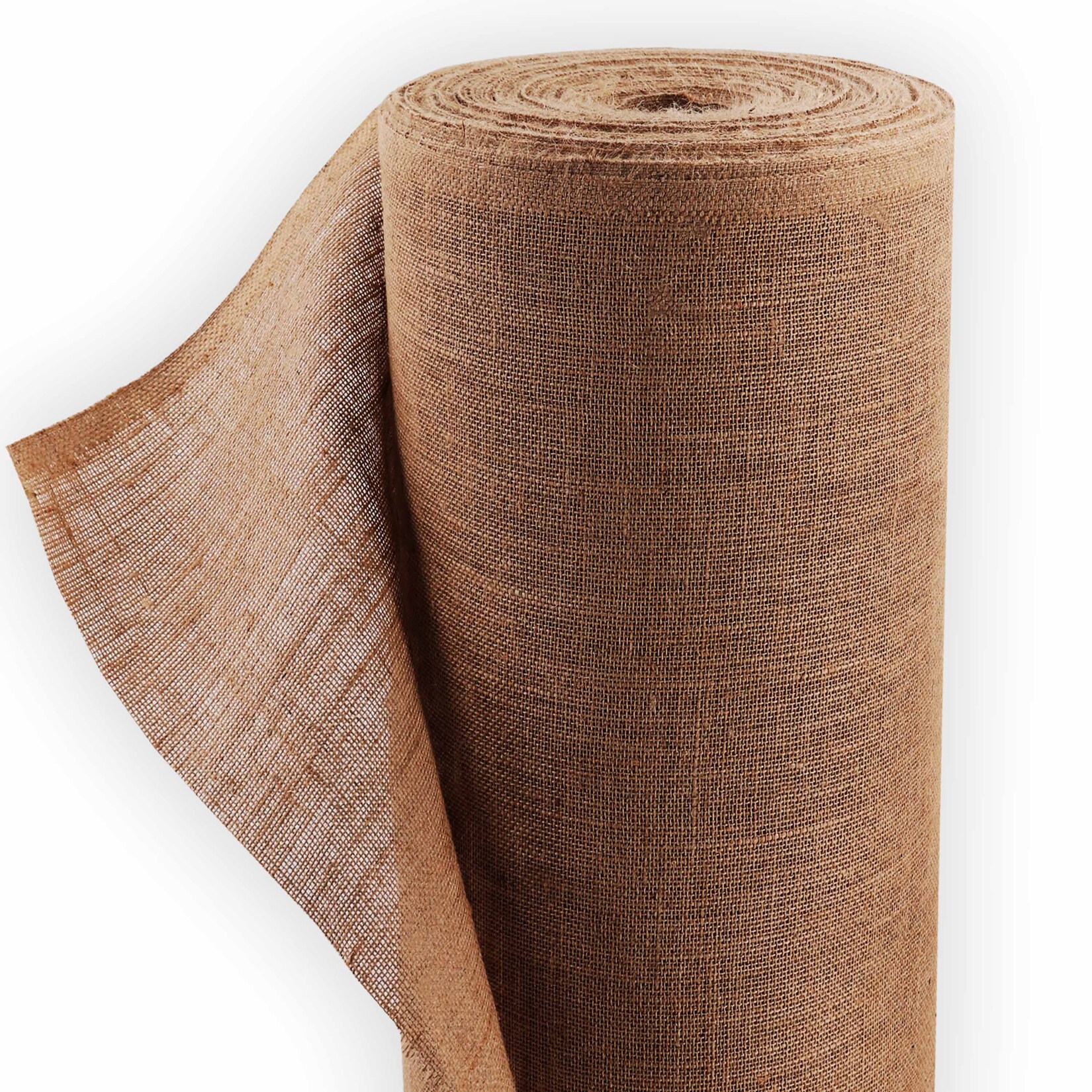 Aquagart 90m x 1m Jutegewebe 305g/m² Jutematte Gartenjute Jute Stoff Sackleinen Juteband
