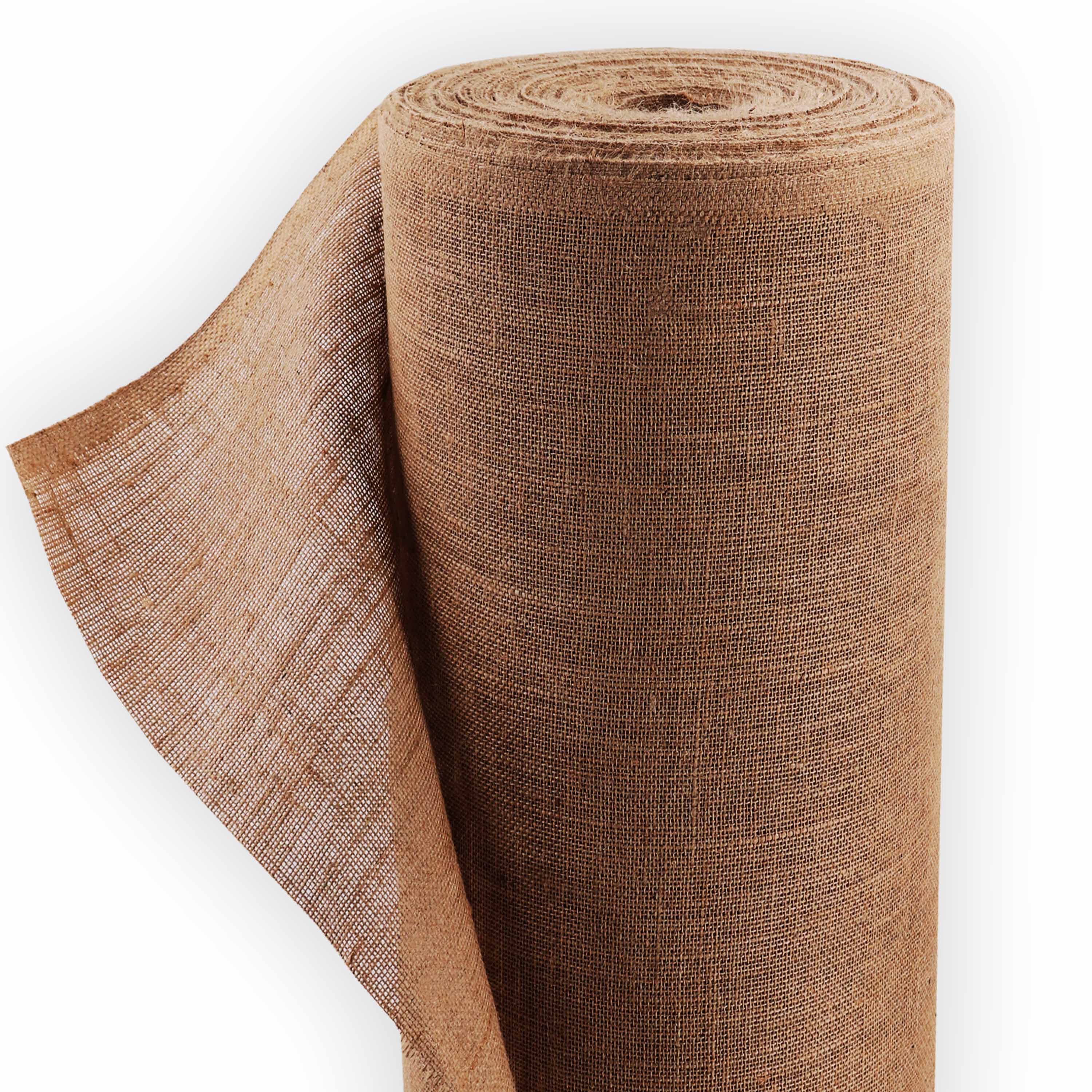 Aquagart 100m x 1m Jutegewebe 305g/m&sup2; Jutematte Gartenjute Jute Stoff Sackleinen Juteband - Bild 1