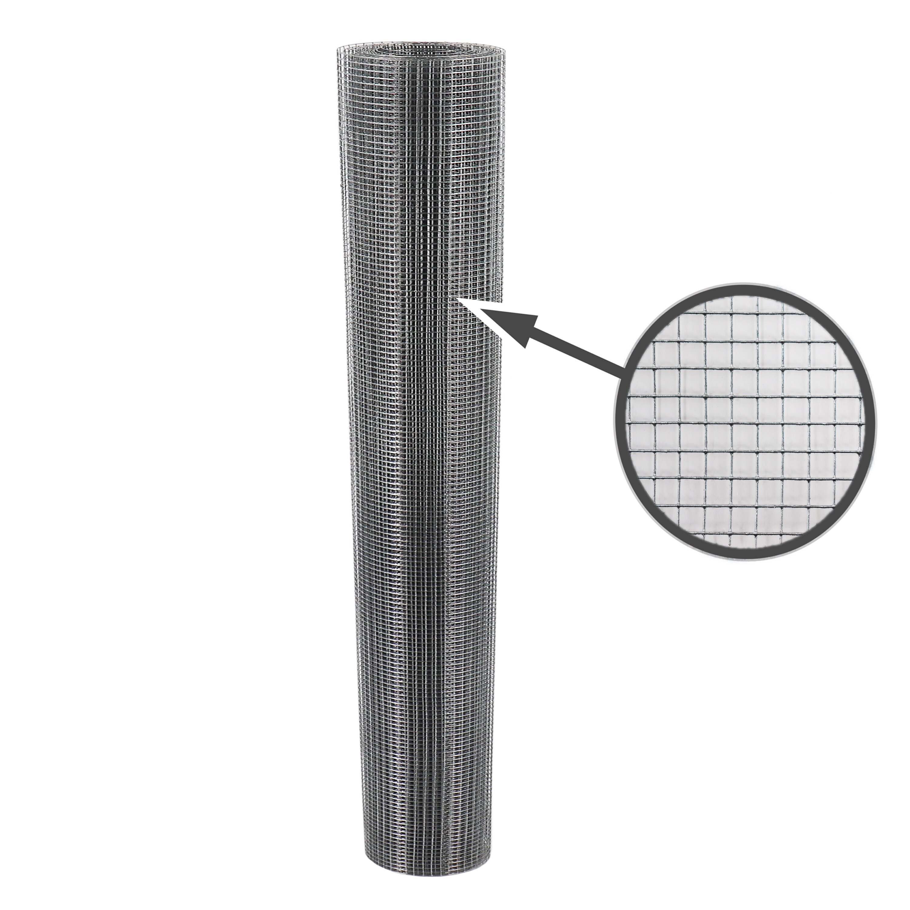 Aquagart 100m x 1m Volierendraht Drahtgitter Schweissgitter W&uuml;hlmausgitter Drahtgeflecht - Bild 1