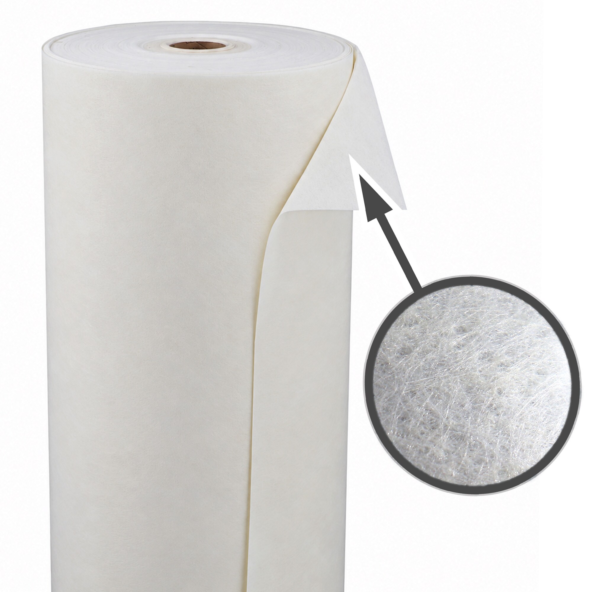 25m&sup2; Aquagart Schutzvlies 300 g/m&sup2; &ndash; Geotextilvlies aus Polyester, Drainagevlies  1 m breit ca. 1,3 mm stark, GRK 3 - Bild 1