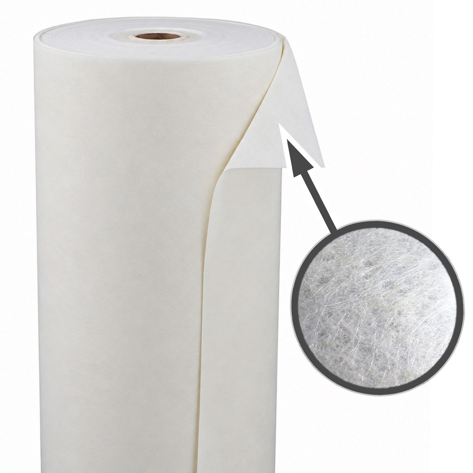 150m² Aquagart Schutzvlies 300 g/m² – Geotextilvlies aus Polyester, Drainagevlies 1 m breit ca. 1,3 mm stark, GRK 3