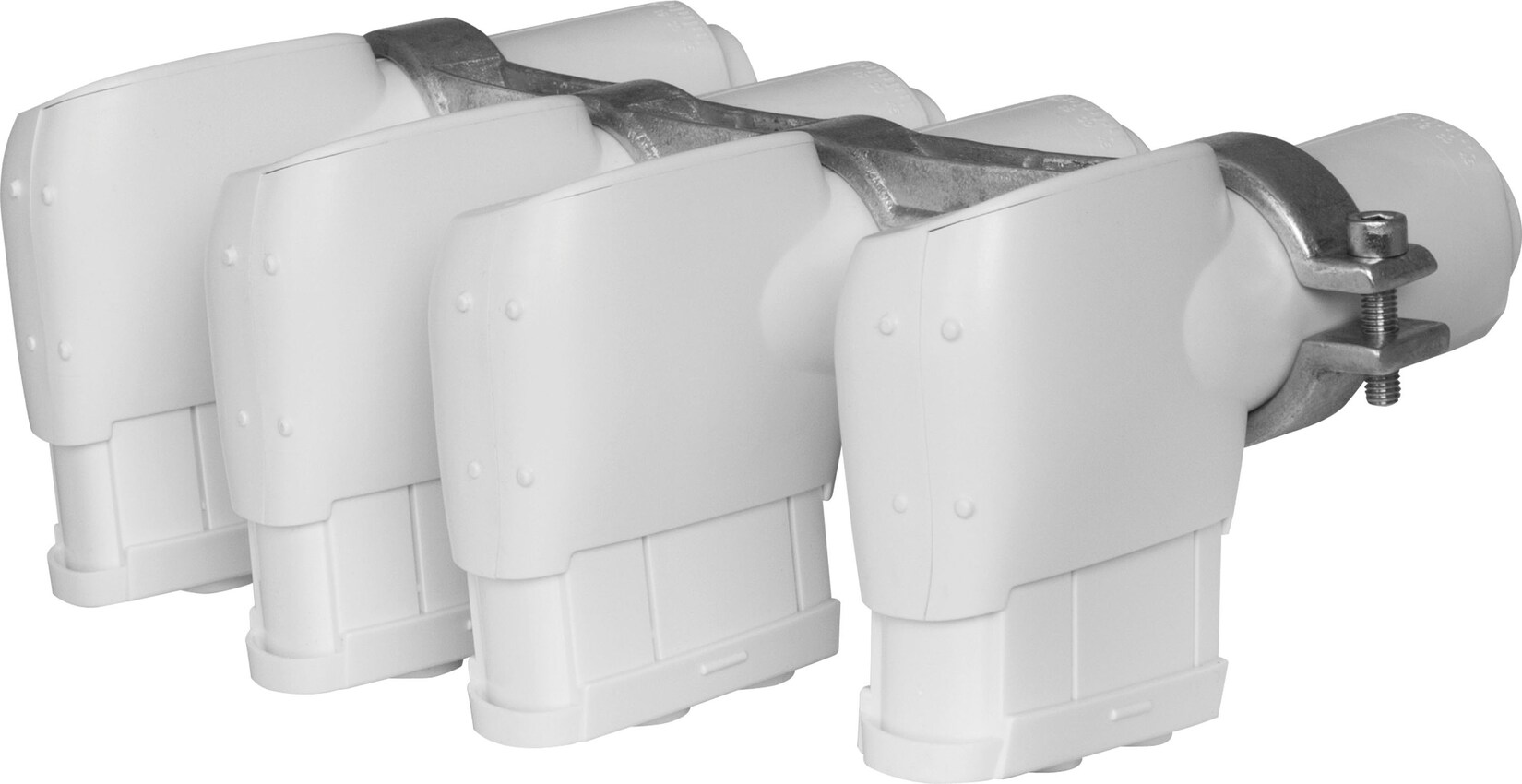 TechniSat Skytenne-System   Empfangseinheit mit Schiene und vier Quattro-LNBs | 04019588015449