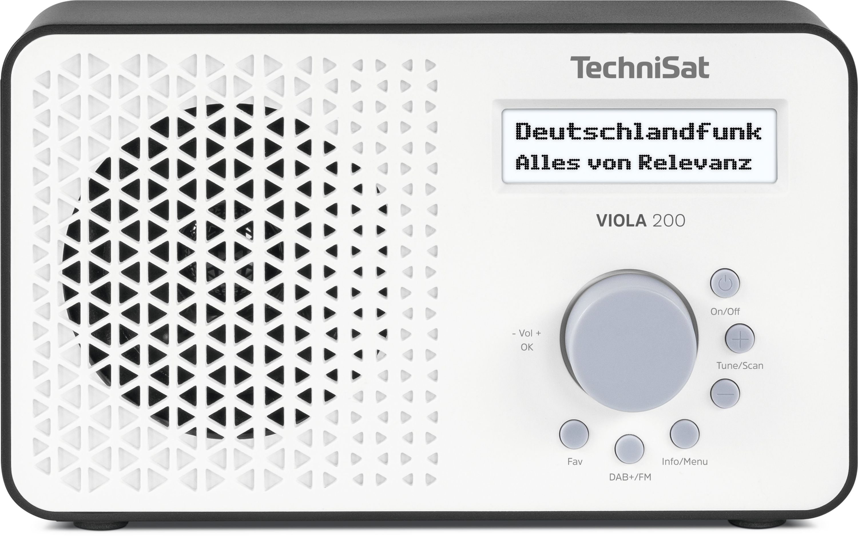 TechniSat VIOLA 200 | tragbares DAB+ Radio (UKW, Kopfh&ouml;reranschluss, 1 Watt) wei&szlig; - Bild 1