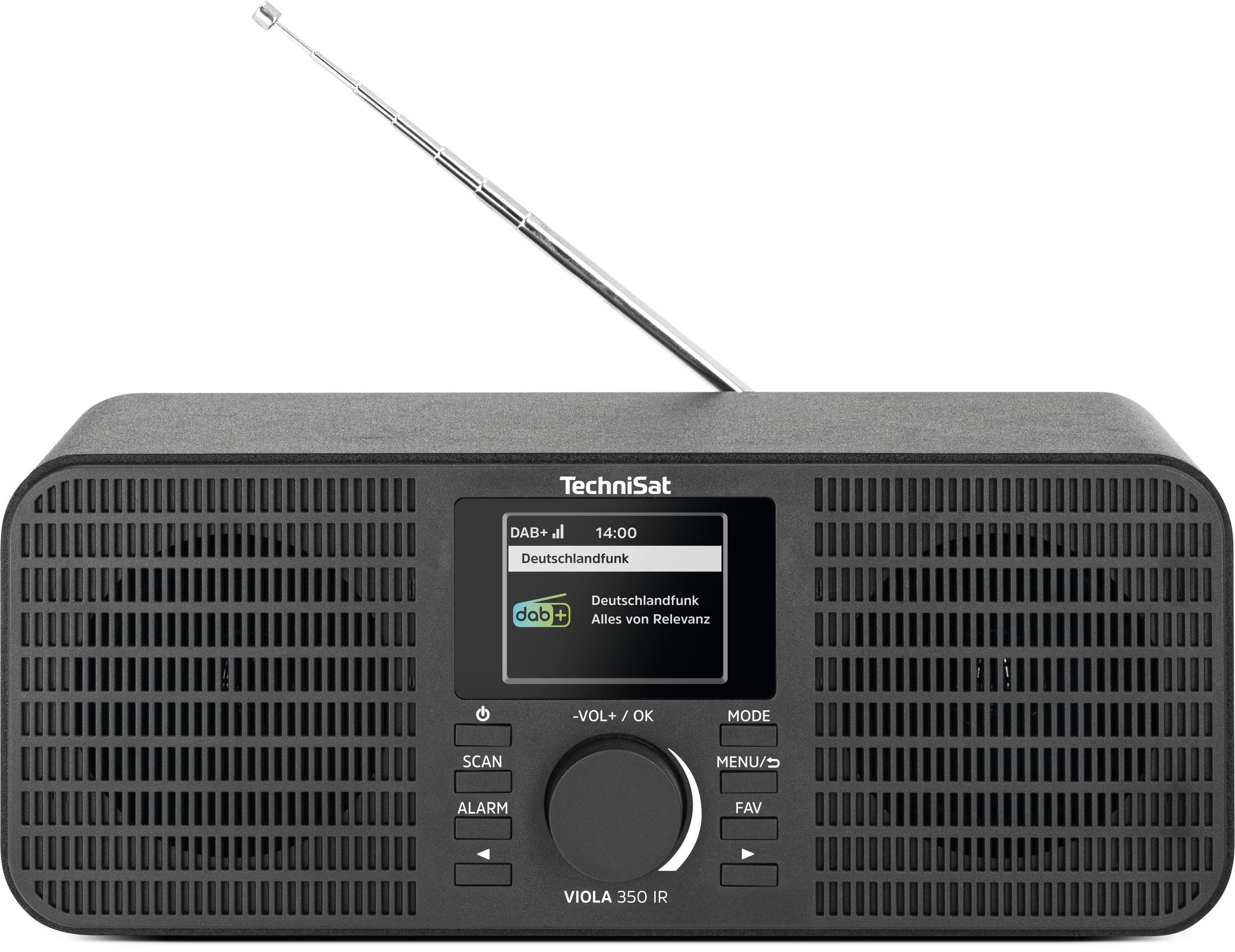 TechniSat VIOLA 350 IR &ndash; 16 Watt Stereo Internetradio mit DAB+, UKW, Bluetooth, AUX in, Kopfh&ouml;reranschluss schwarz - Bild 1