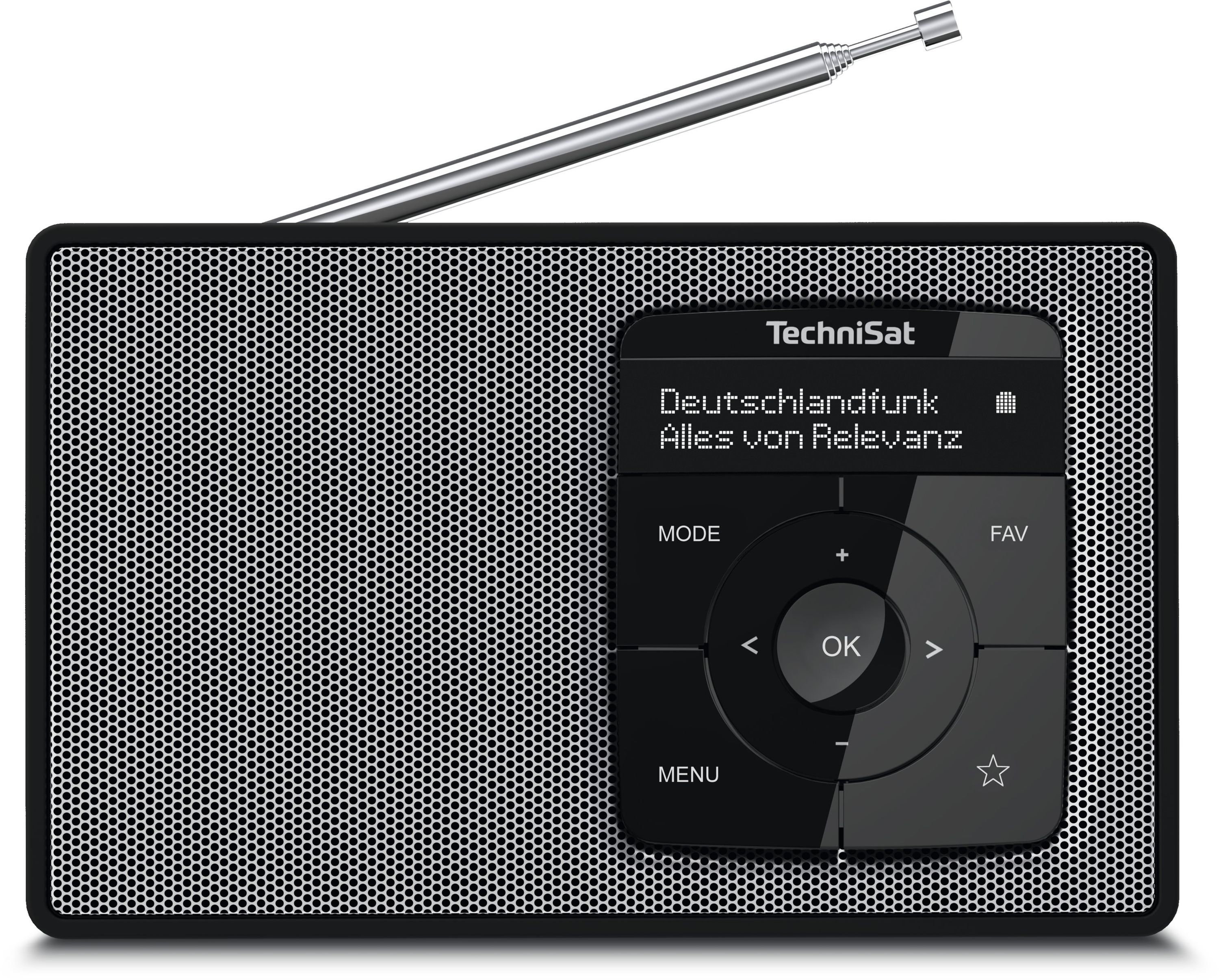 TechniSat DIGITRADIO 2 | Portables DAB+/UKW-Radio, Bluetooth schwarz/silber - Bild 1