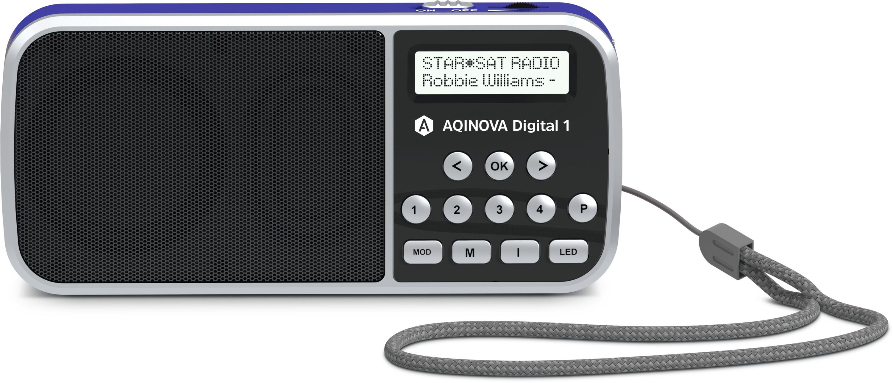 TechniSat AQINOVA Digital 1 | Kompaktes DAB+ Radio mit Akku & USB - Bild 1
