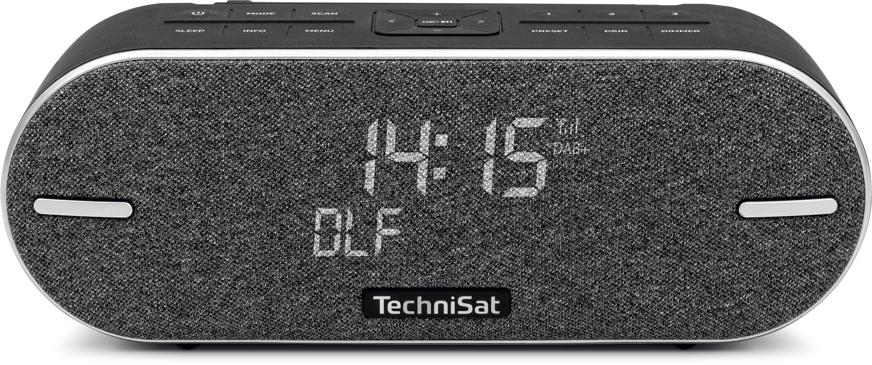 TechniSat DIGITRADIO BT 2 | Bluetooth-Lautsprecher mit DAB+, Akku | lichtgrau anthrazit/schwarz - Bild 1