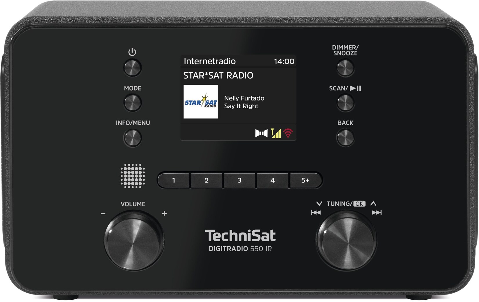 TechniSat DIGITRADIO 550 IR   DAB+ / UKW / Internet-Radio, Bluetooth | 04019588039957