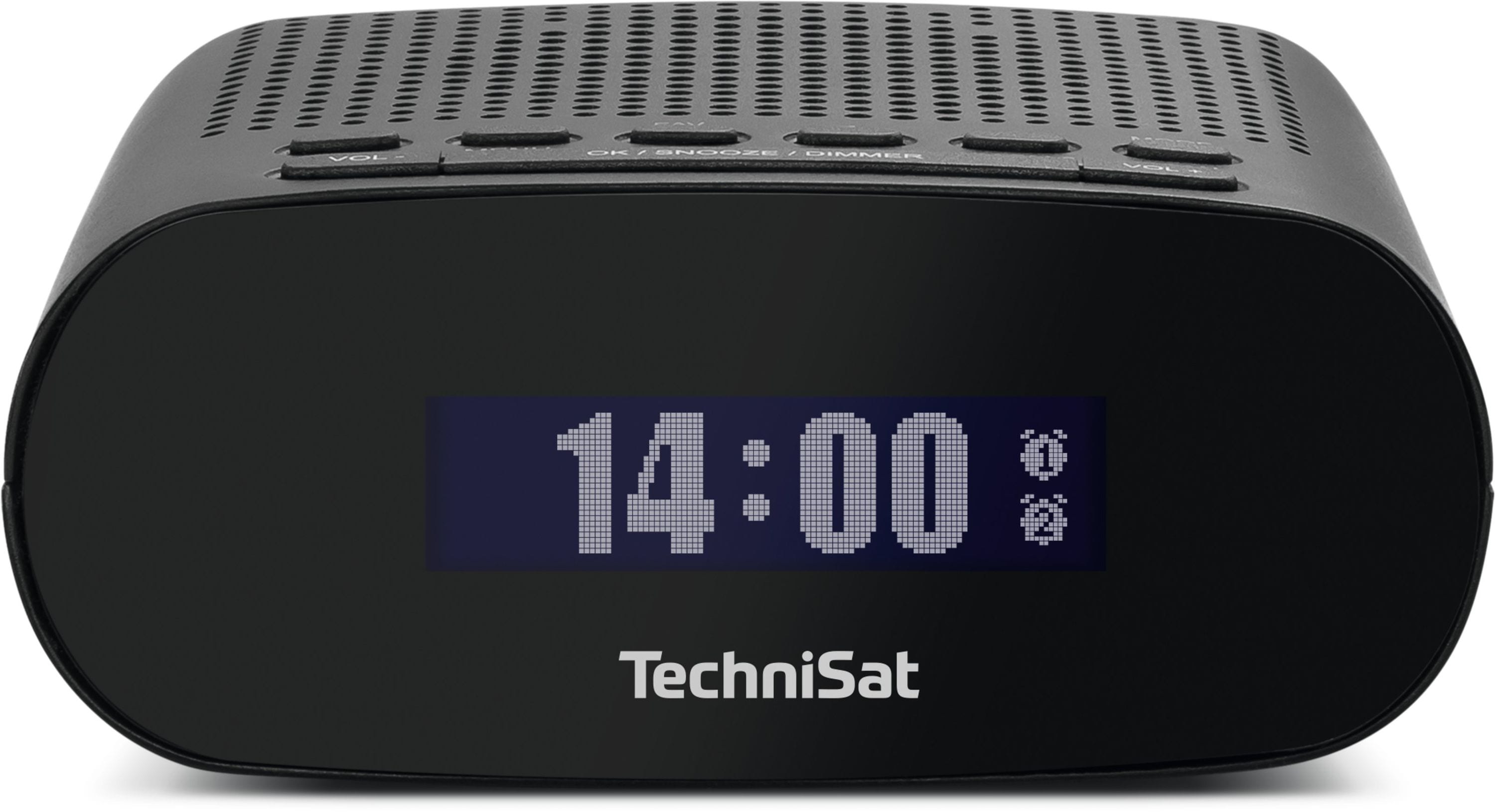TechniSat TECHNIRADIO 50 | Kompakter DAB+ Radiowecker mit Display, 1 W | schwarz - Bild 1