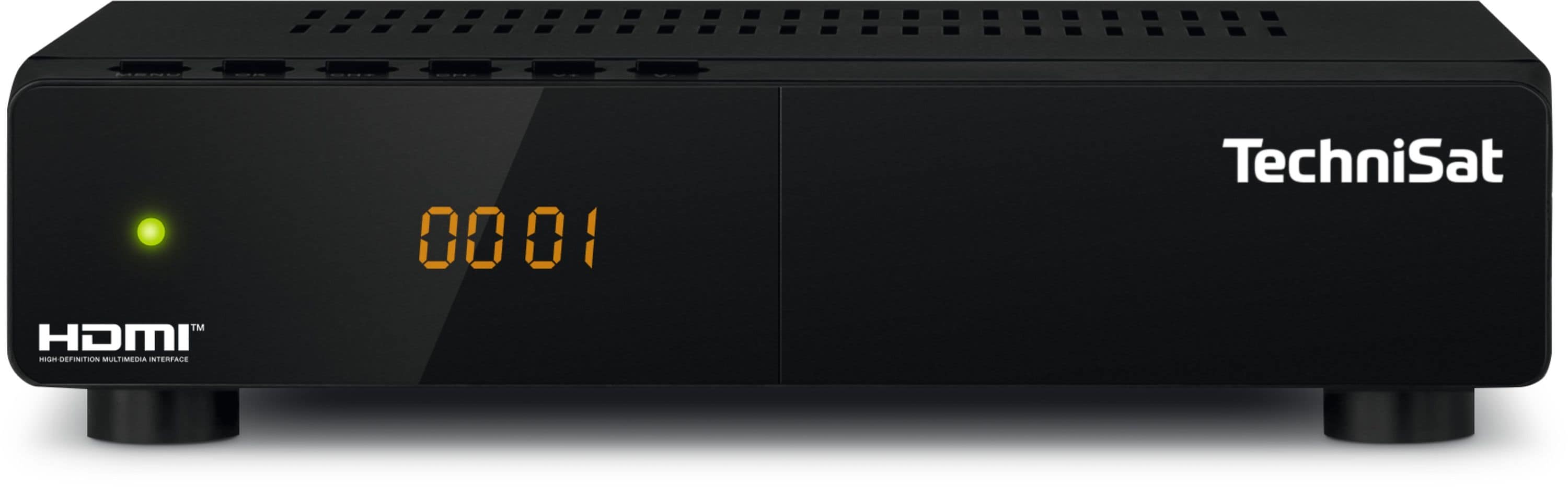 TechniSat HD-S 210 &ndash; Kompakter HD SAT-Receiver (DVB-S/S2, HDMI, USB Mediaplayer) - Bild 1