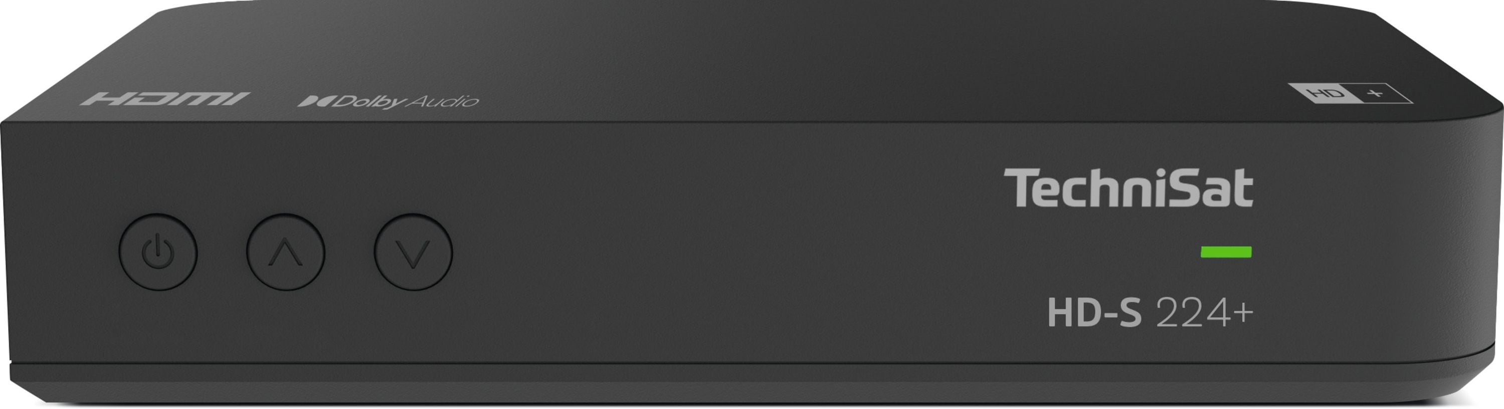 TechniSat HD-S 224+ | HDTV-Sat-Receiver mit HD+ Entschl&uuml;sselungssystem | schwarz - Bild 1