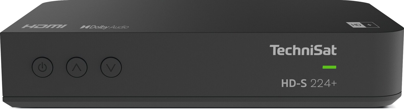 TechniSat HD-S 224+   HDTV-Sat-Receiver mit HD+ Entschlüsselungssystem   schwarz | 04019588048157