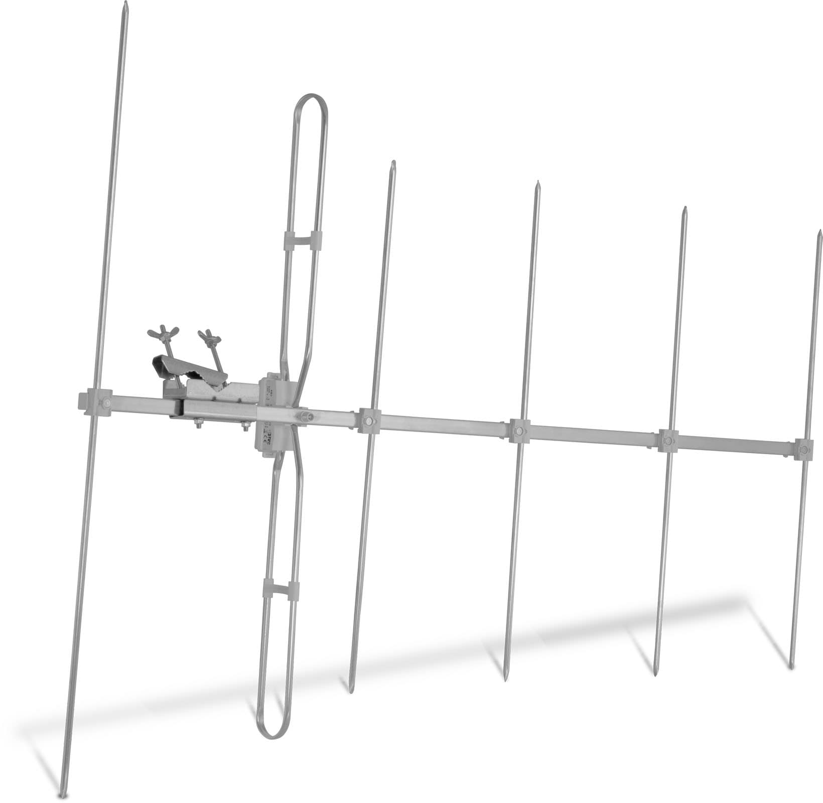 TechniSat TECHNIYAGI 6 VHF | 6-Elemente Antenne zum Empfang von DAB+ | silber - Bild 1