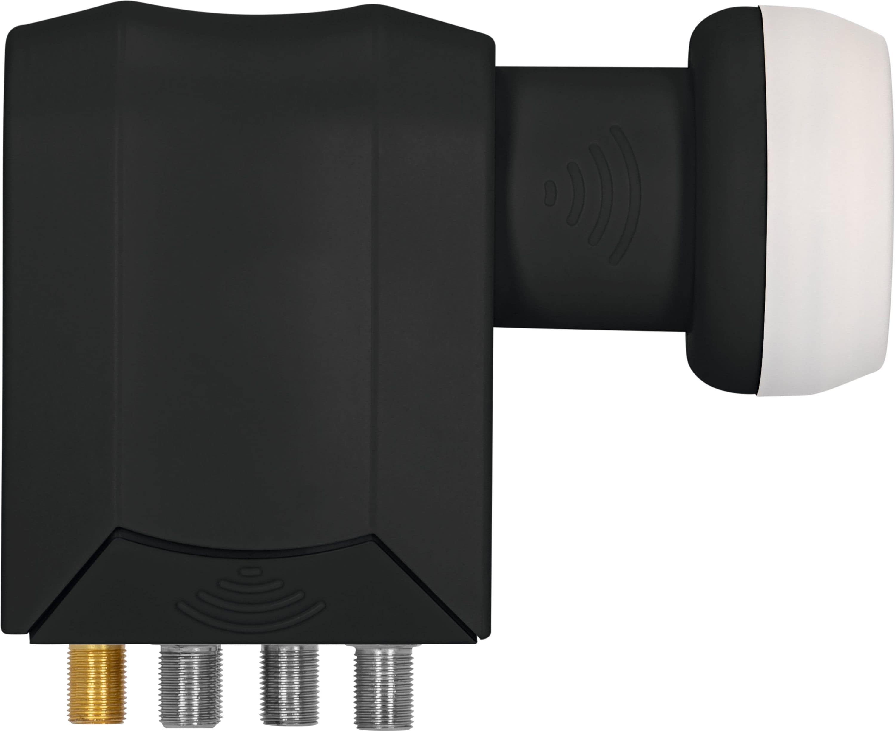 TechniSat Universal-SCR 4+4 LNB | Einkabel-LNB mit 4 Legacy-Ausg&auml;ngen | schwarz - Bild 1