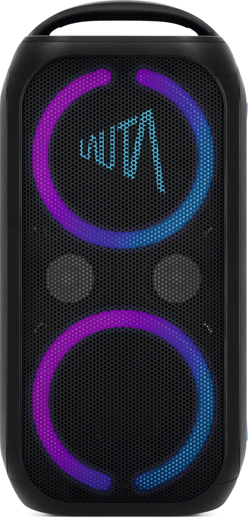 TechniSat WUMMSBOX   Bluetooth Lautsprecher mit Akku, Subwoofer und Lichteffekt | 04019588091405