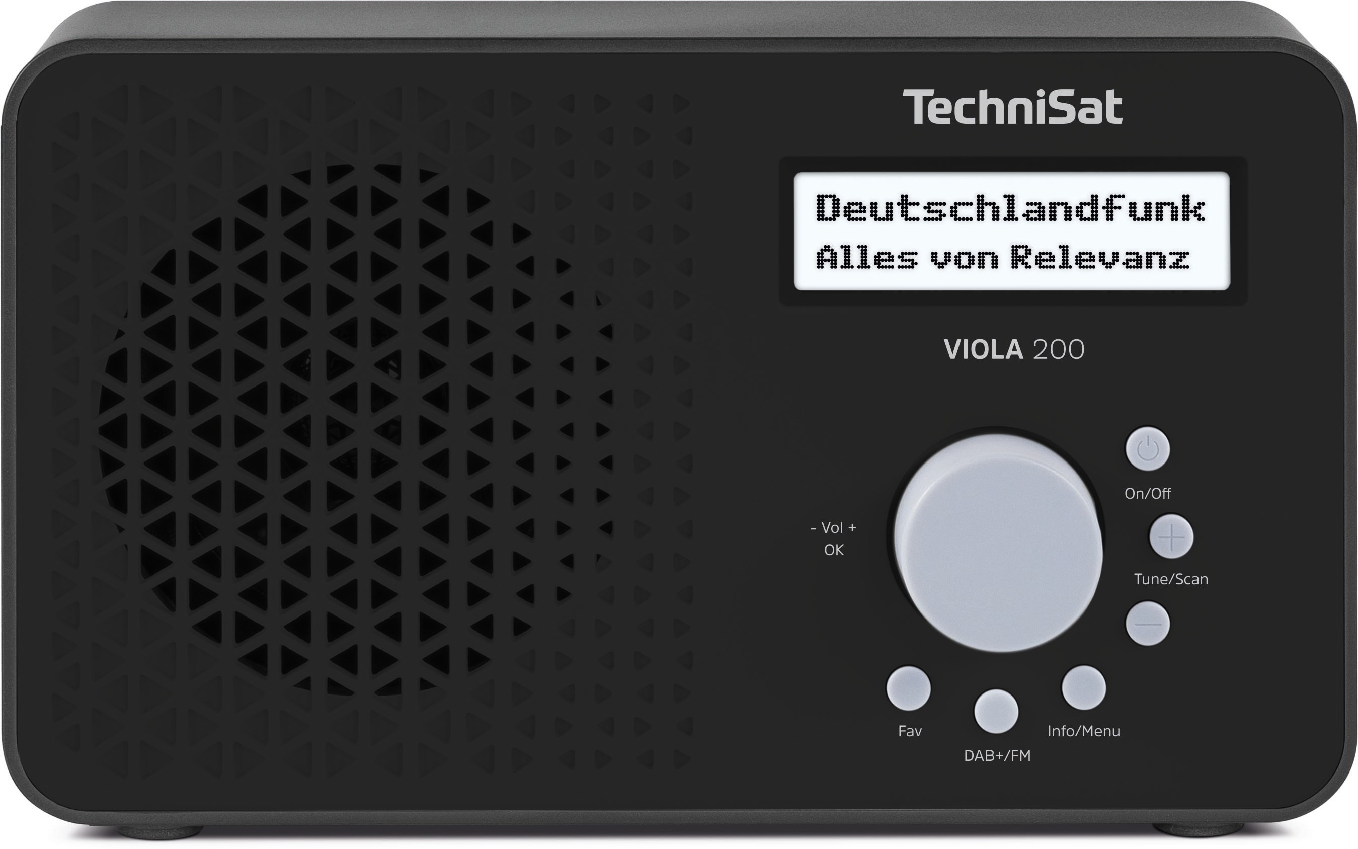 TechniSat VIOLA 200 | tragbares DAB+ Radio (UKW, Kopfh&ouml;reranschluss, 1 Watt) schwarz - Bild 1