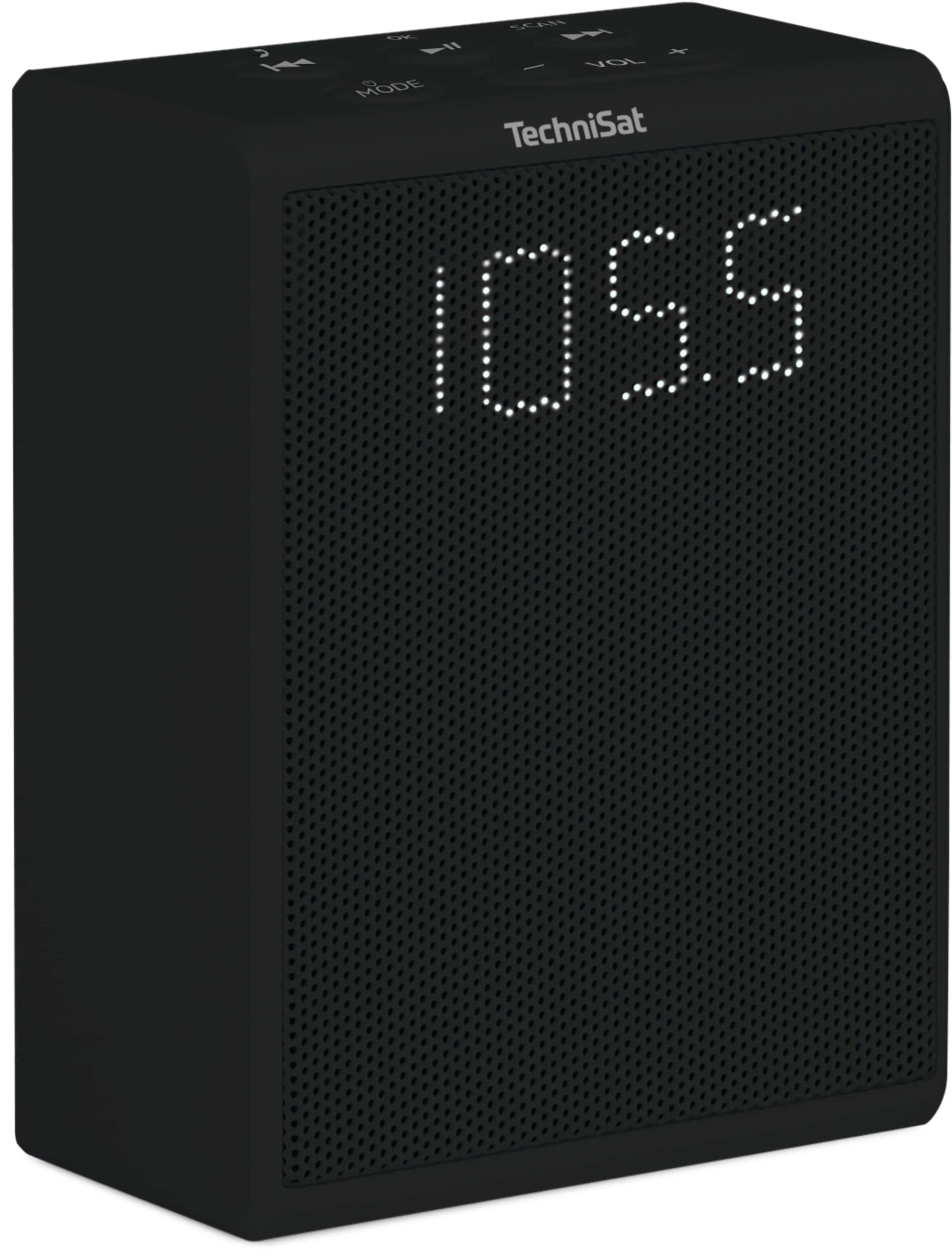 TechniSat VIOLA Steckdosenradio | Kompaktes UKW-Radio f&uuml;r die Steckdose | wei&szlig; schwarz - Bild 1