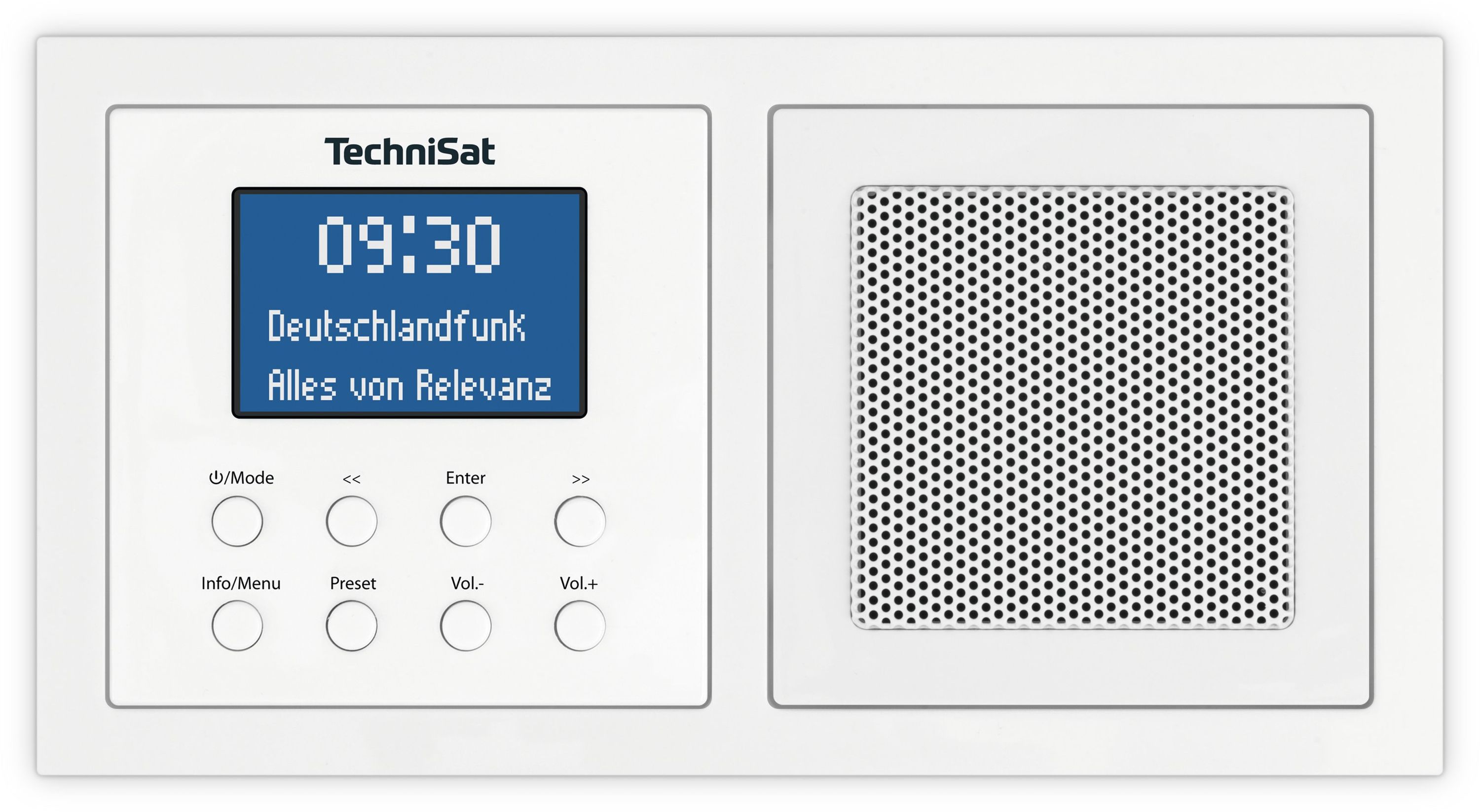 TechniSat DIGITRADIO UP 1 | DAB+ / UKW Unterputzradio mit Bluetooth | wei&szlig; wei&szlig; (Ral 9010) - Bild 1