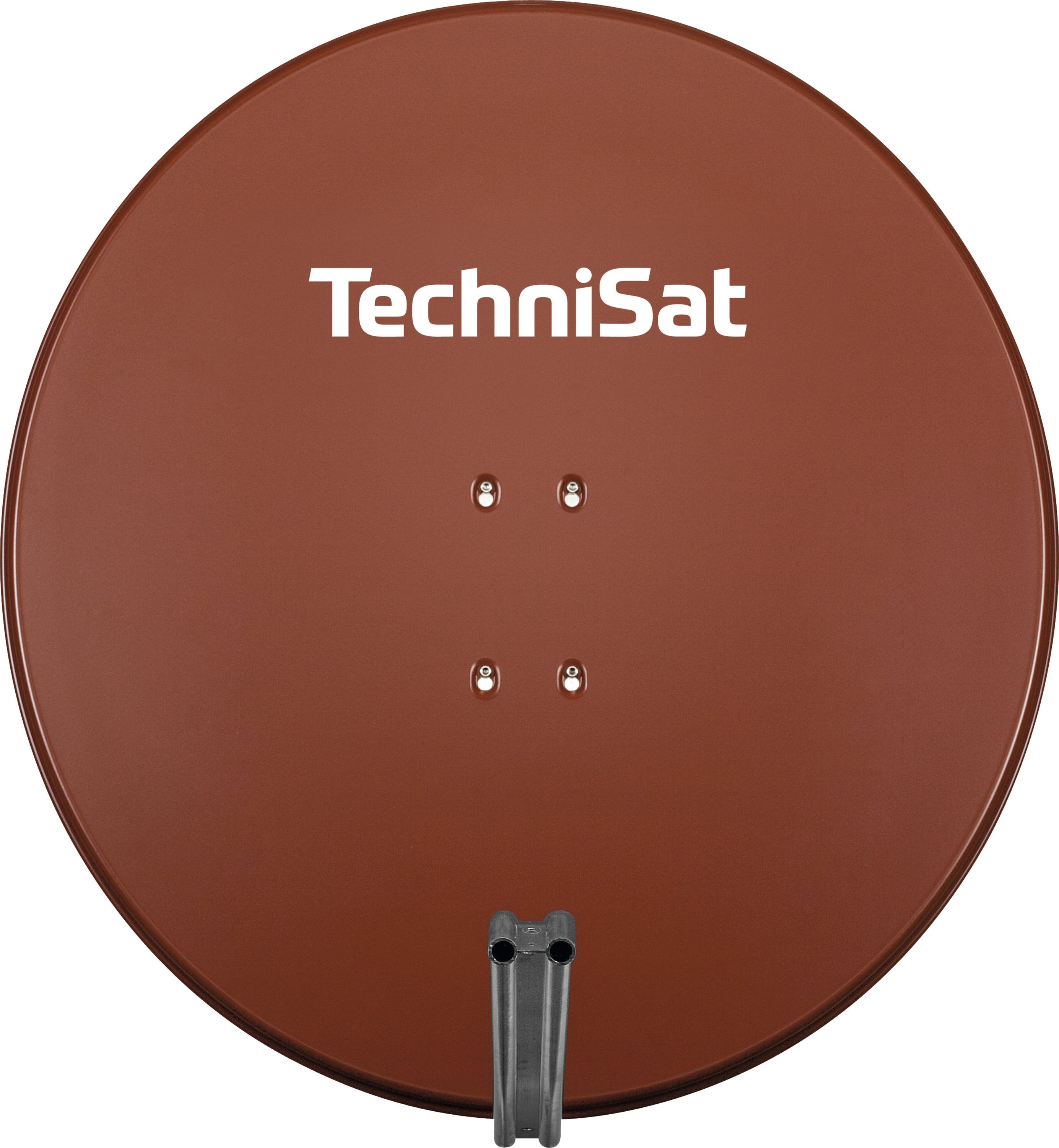 TechniSat SATMAN 850 PLUS | 85cm Sat-Antenne inklusive AZ/EL-Halterung | rot ziegelrot - Bild 1