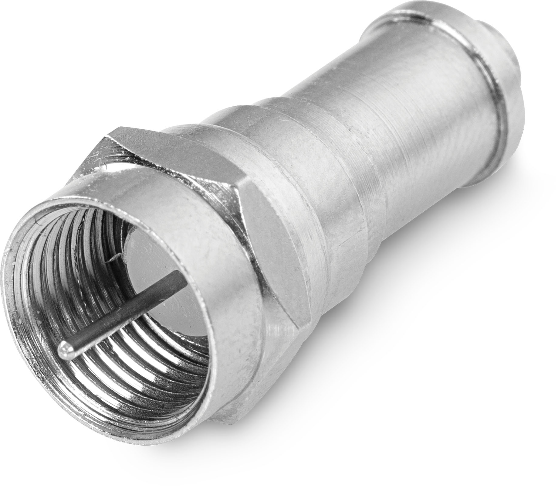 TechniSat F-Abschlusswiderstand | 75-Ohm-Abschlusswiderstand mit DC-Entkopplung silber - Bild 1