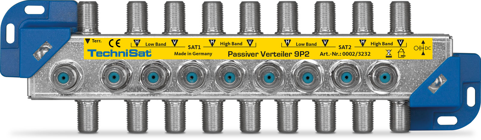 TechniSat Passiver Verteiler 9P2 Sat-Signalaufteilung - Bild 1