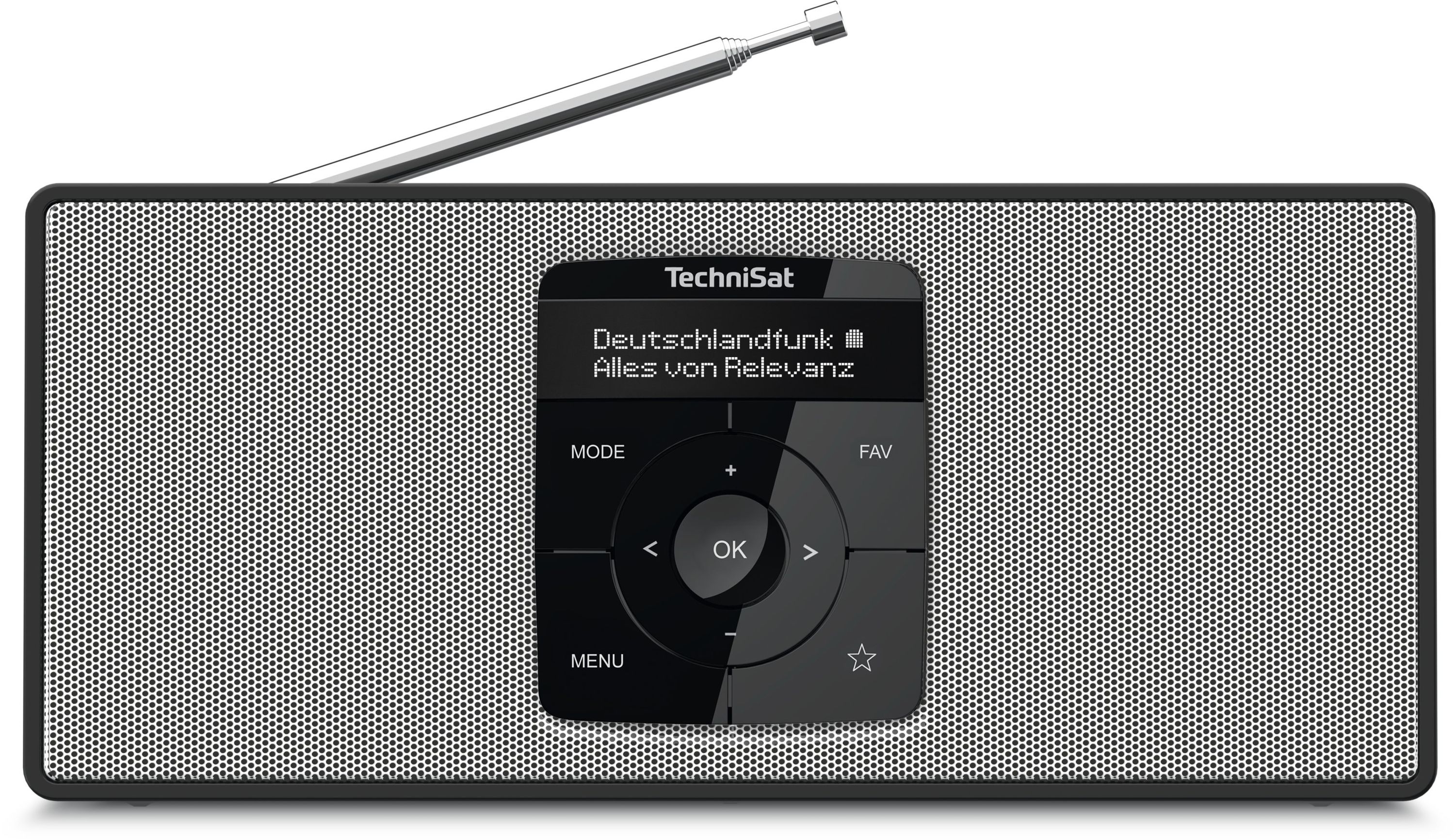 TechniSat DIGITRADIO 2 S | Portables DAB+/UKW-Stereoradio, 2 W schwarz/wei&szlig; - Bild 1