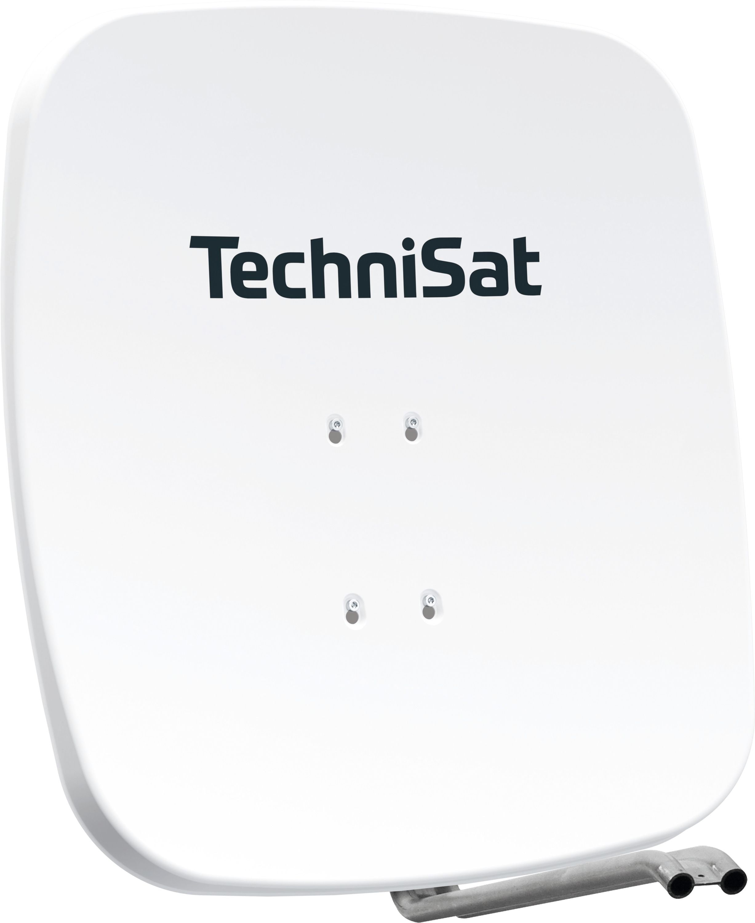 TechniSat SATMAN 65 PLUS, 65 cm SAT-Spiegel ohne LNB (f&uuml;r UNYSAT LNB) polarwei&szlig; - Bild 1