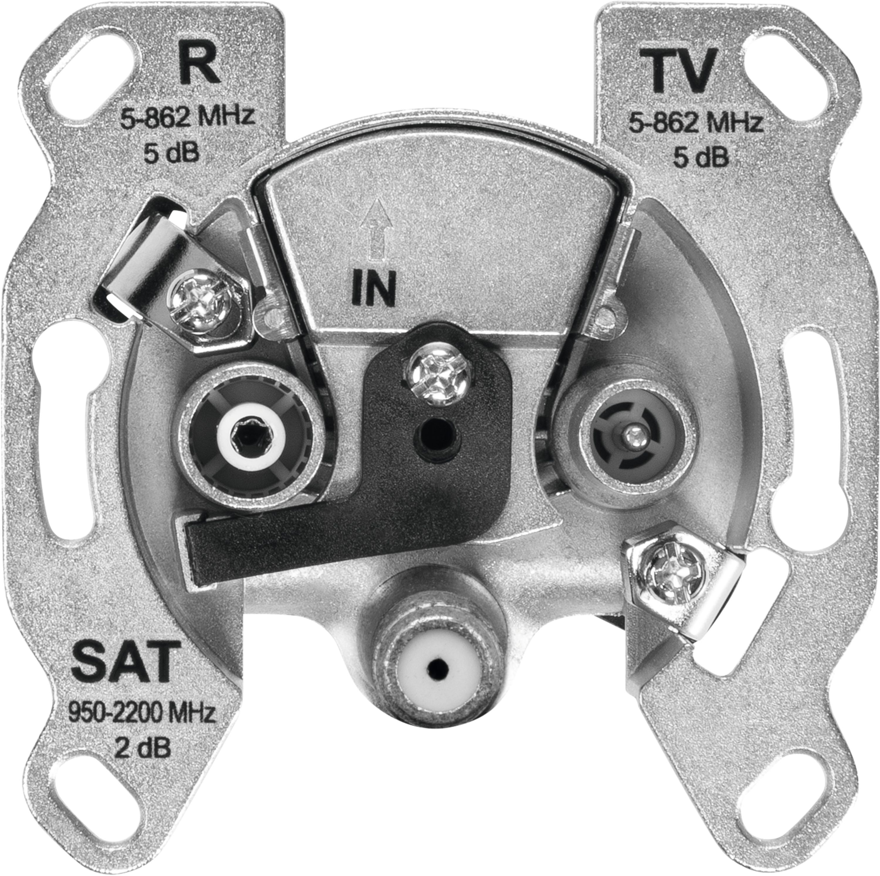 TechniSat TECHNIPRO SV 600 V2 | SAT/BK Stichleitungsdose, SAT / TV / Radio - Bild 1