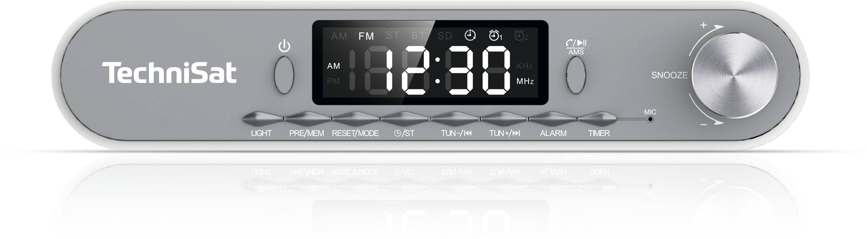TechniSat KitchenRadio | UKW-Unterbau K&uuml;chenradio mit Bluetooth, 5 Watt silber/wei&szlig; - Bild 1