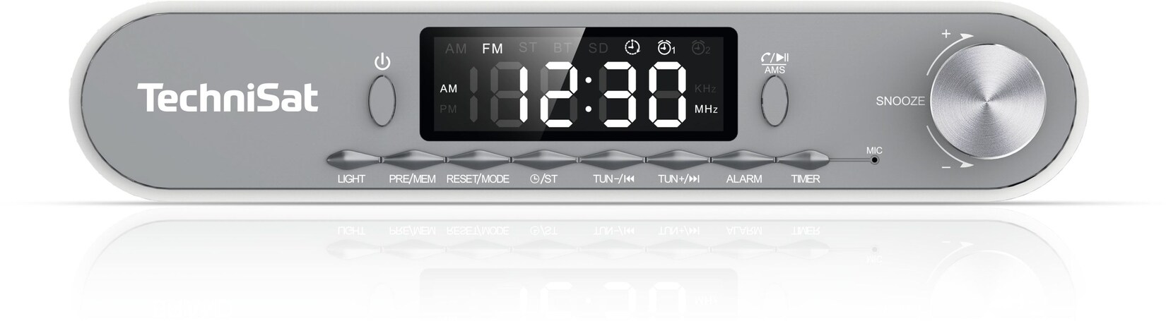 TechniSat KitchenRadio   UKW-Unterbau Küchenradio mit Bluetooth, 5 Watt silber/weiß | 04019588769786