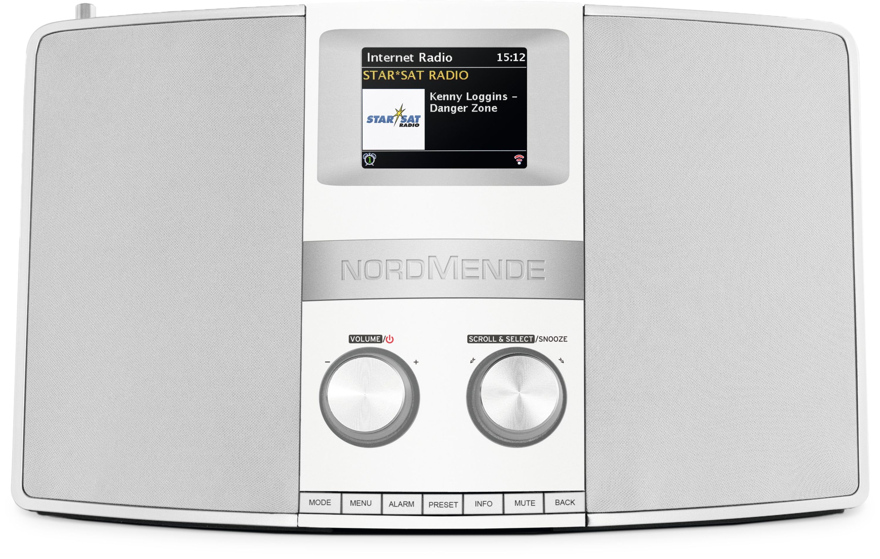 Nordmende Transita 400 | Radio mit DAB+, UKW, Internetradio, Bluetooth | wei&szlig; wei&szlig;/silber - Bild 1