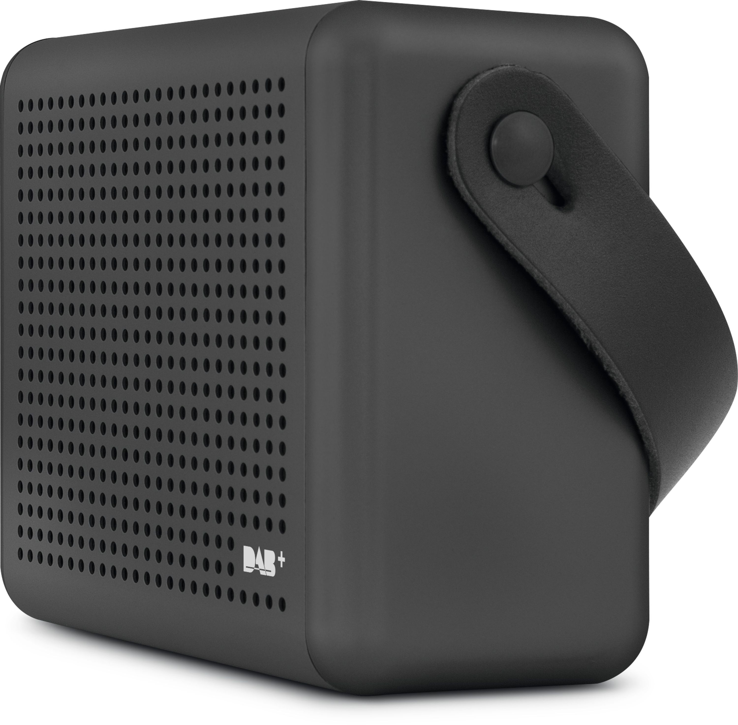 Nordmende Transita 110 | Portables DAB+ Digitalradio, Tragegriff, Akku | wei&szlig; anthrazit - Bild 1