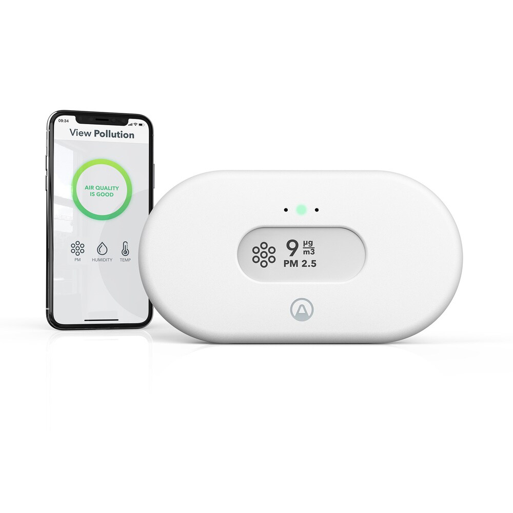 AirthingsView Pollution Airthings Luftg&uuml;temonitor , Feinstaub-Messger&auml;t PM2.5 - Bild 1