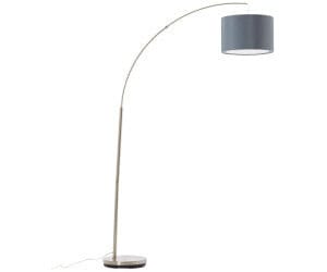 Brilliant Clarie Bogen-Stehleuchte 180 cm E27 Grau Metall - Bild 1