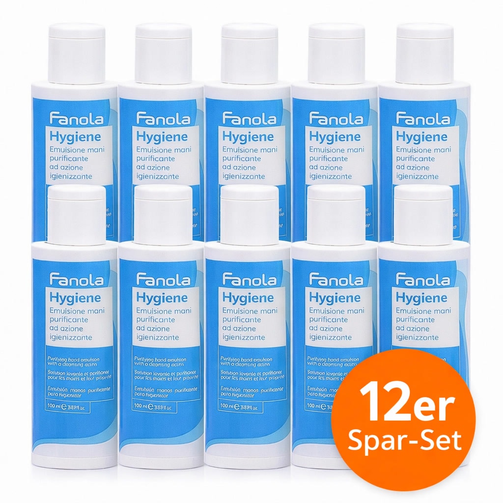 Fanola Hygiene Hand Emulsion 12er Sparset 100 ml - Bild 1