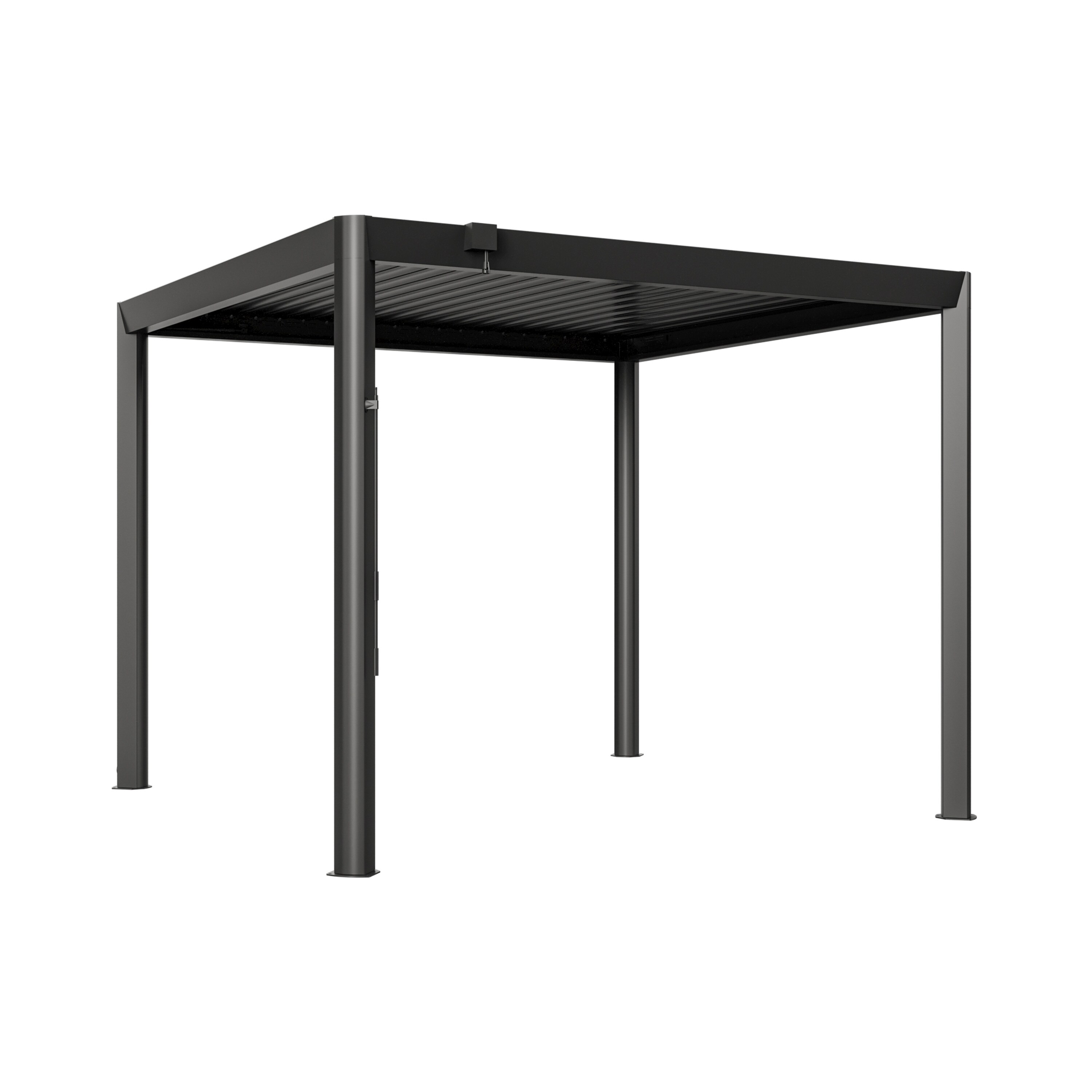 GFP Pergola Luma Premium Aluminium-Terrassen&uuml;berdachung mit Stahl-Lamellendach 3,5x3,5 m - Bild 1