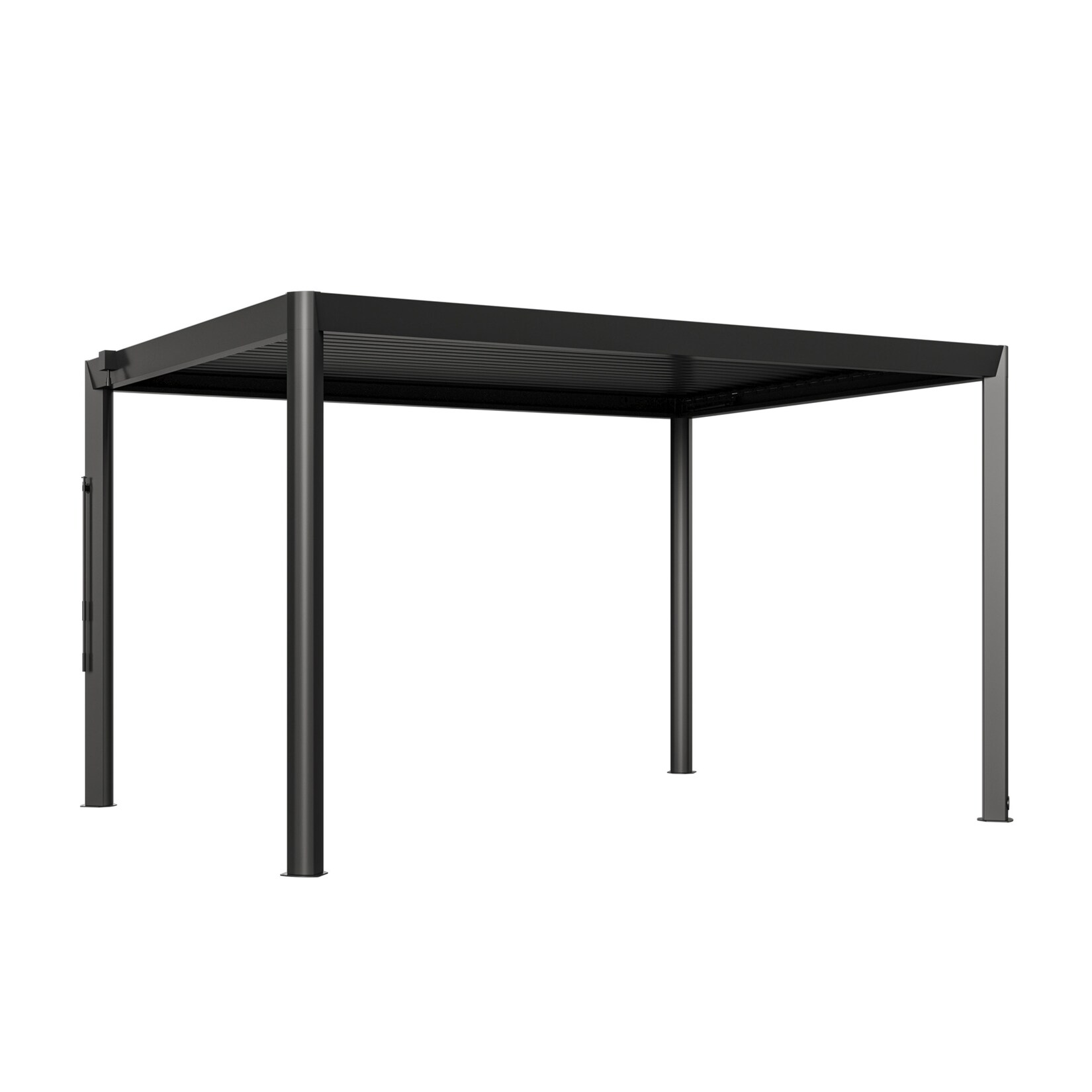 GFP Pergola Luma Deluxe Terrassenüberdachung aus Aluminium mit Lamellendach 4x3 m