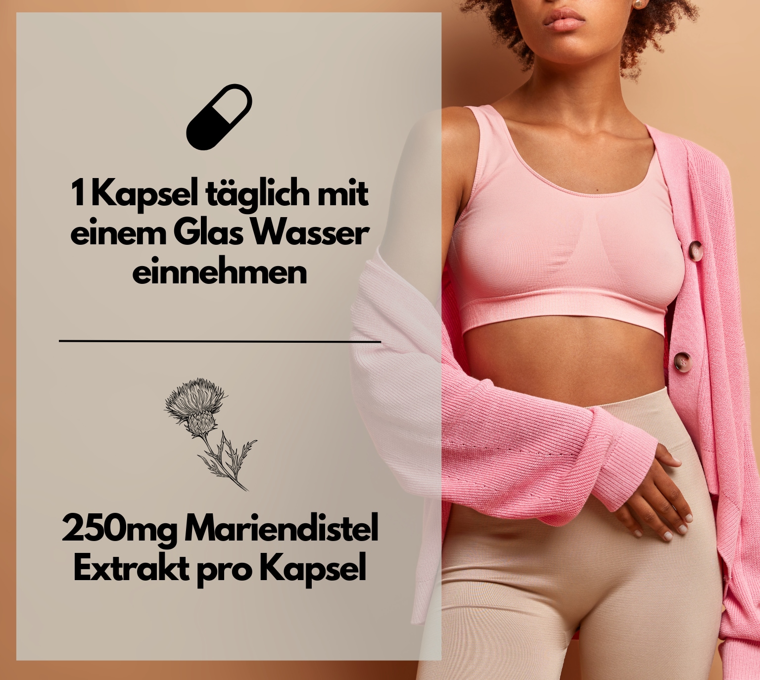 EXVital&reg; Mariendistel Komplex Kapseln mit Artischocke & L&ouml;wenzahn, 180 Kapseln - Bild 1