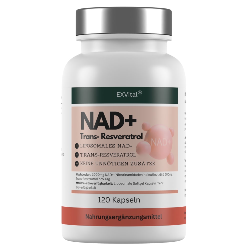 EXVital&reg; NAD+ Kapseln, hochdosiert, 120 Kapseln - Bild 1